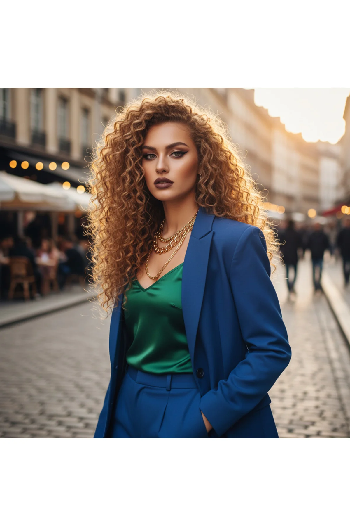 Afro Dalga Front Lace Gerçek Tül Peruk / Balköpüğü / 60/65cm