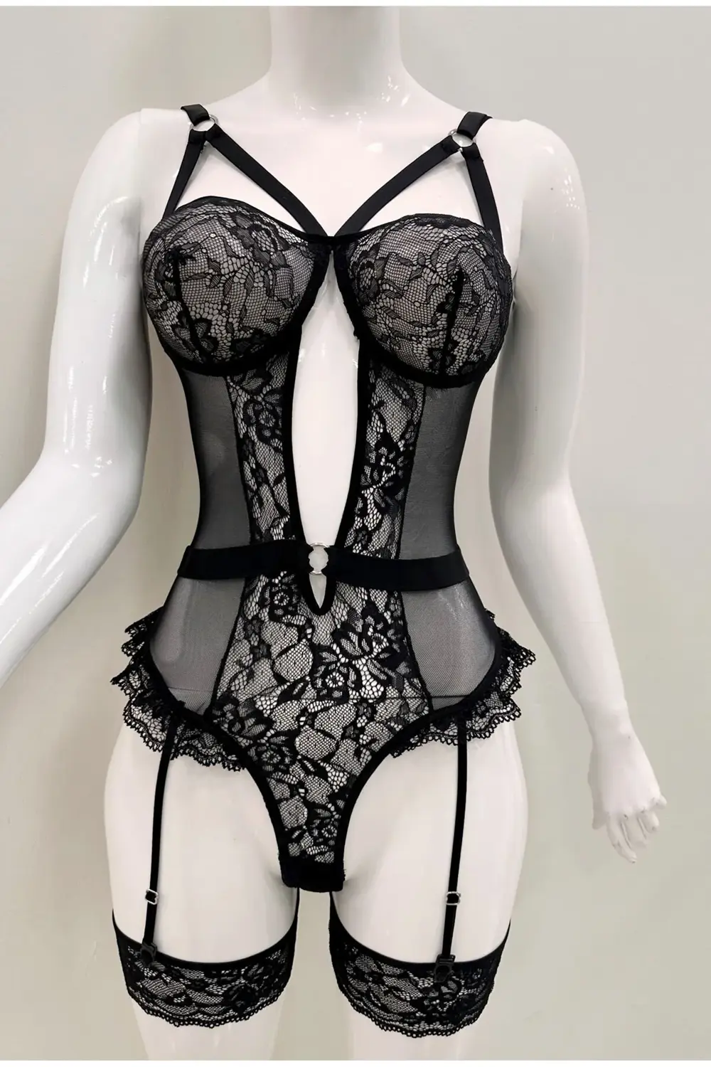 Pilelistore Afrodit Siyah Sexy Jartiyer Takım -1050 Pilelistore Afrodit Siyah Sexy Jartiyer Takım -1050