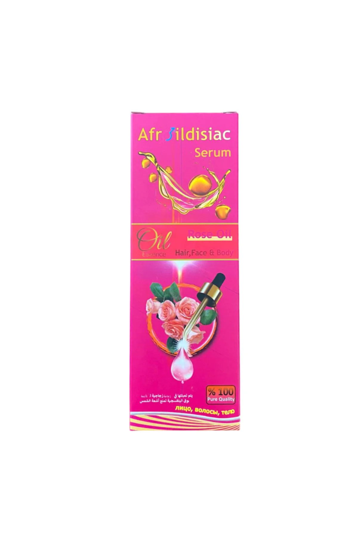 Afrodizyak Etkili Saç Yüz ve Vücut Serumu 100 ML Gül Yağı Vazgeçi