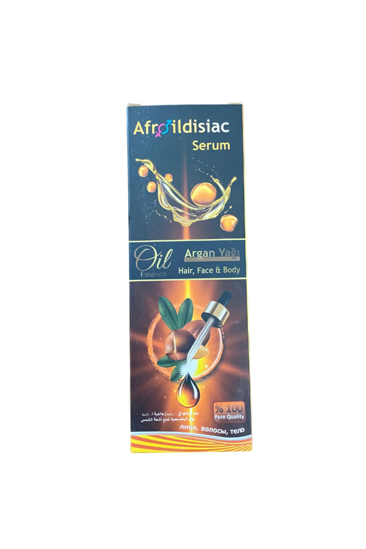 Afrodizyak Etkili Saç Yüz ve Vücut Serumu 100 ML Argan Yağı Vazge