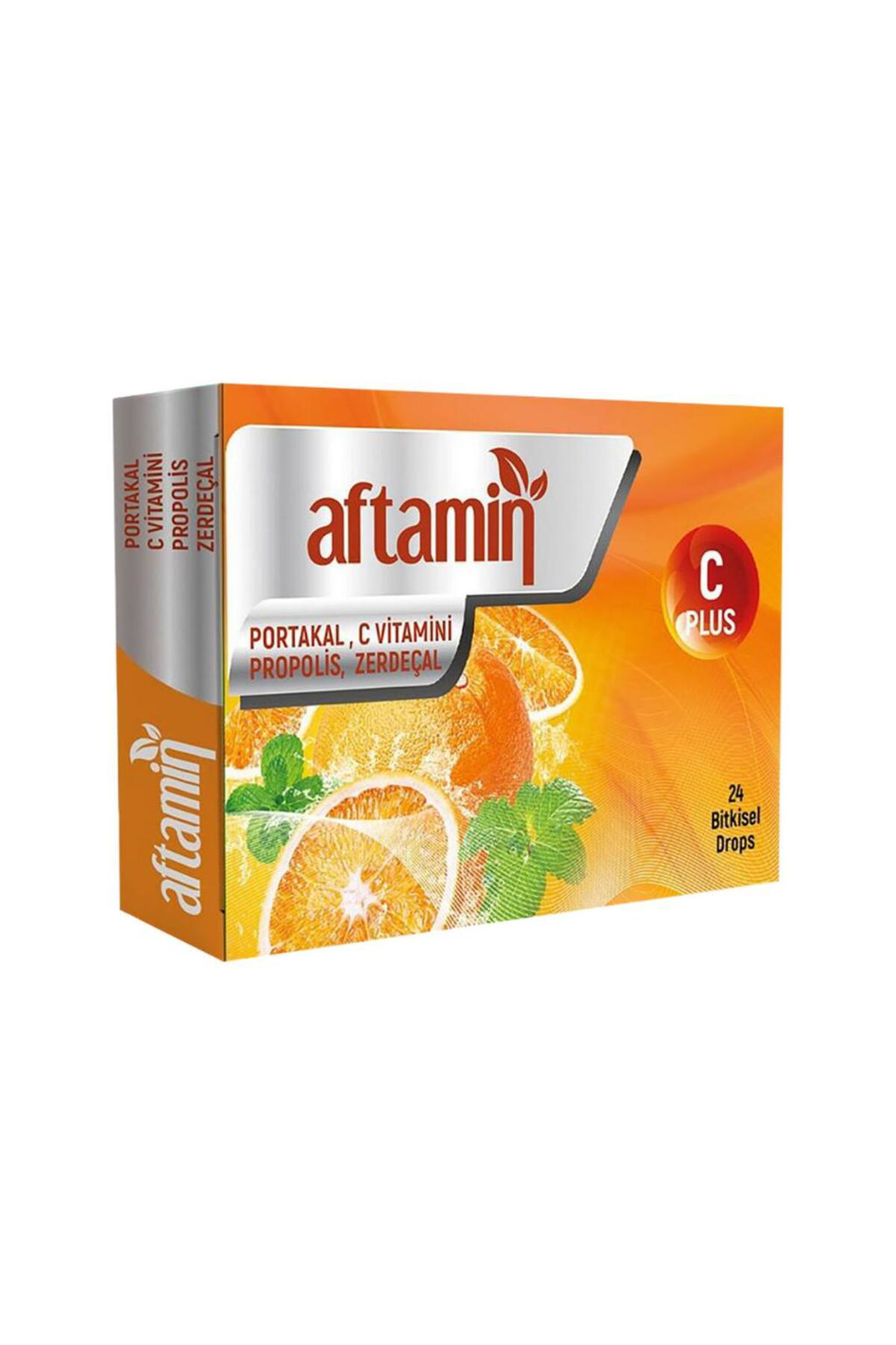 Aftamin Portakal Propolis Zerdeçallı Pastil 24 Adet