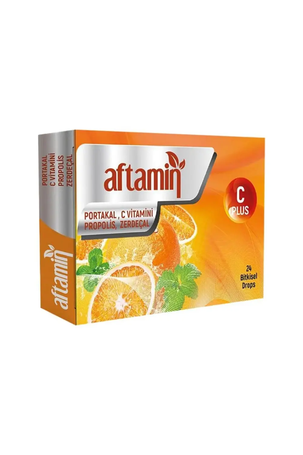 Aftamin Aftamin Portakal Propolis Zerdeçallı Pastil 24 Adet