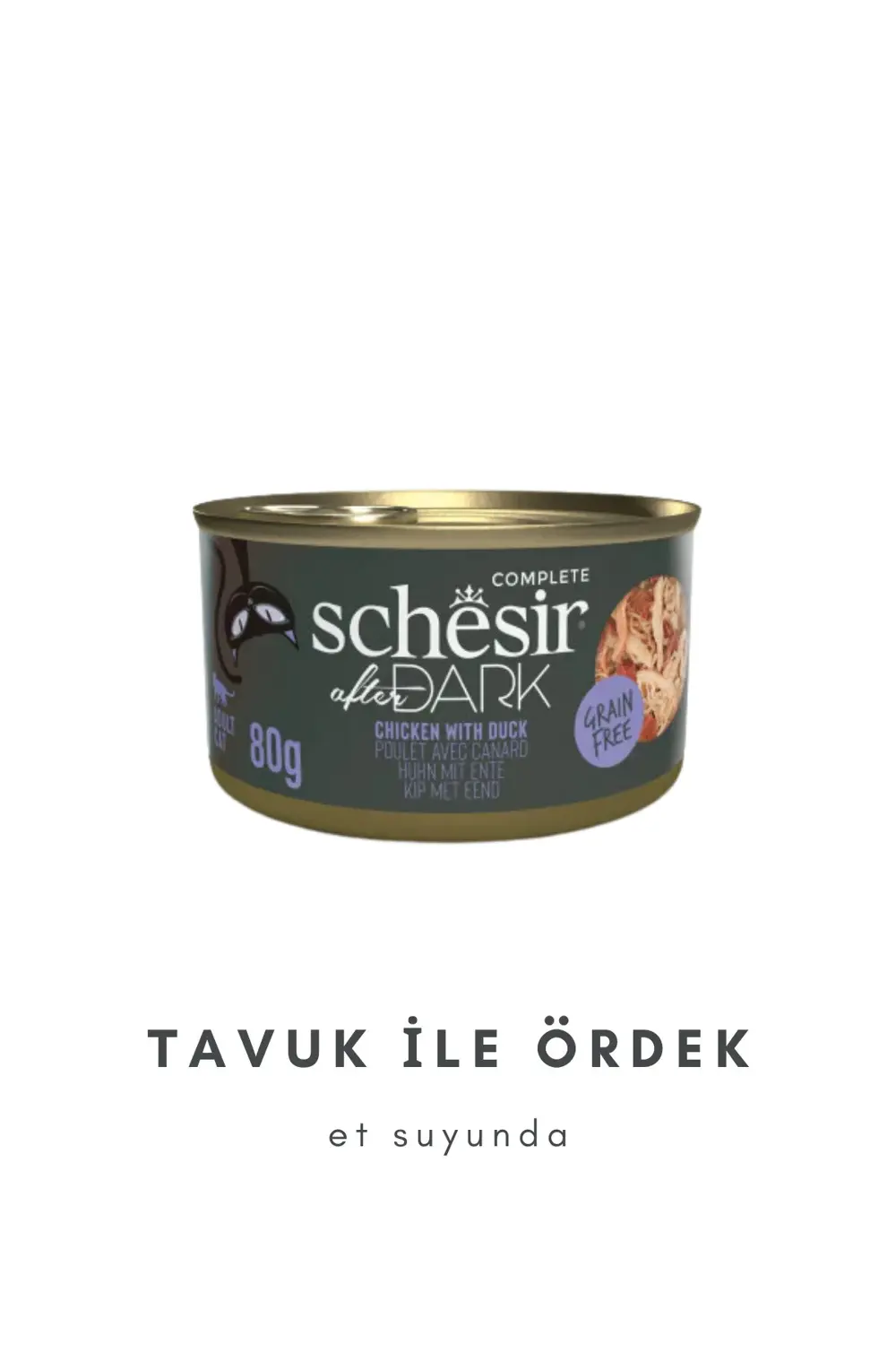 After Dark Et Suyunda Kedi Konservesi Karışık Paket 80 G X 4 Adet