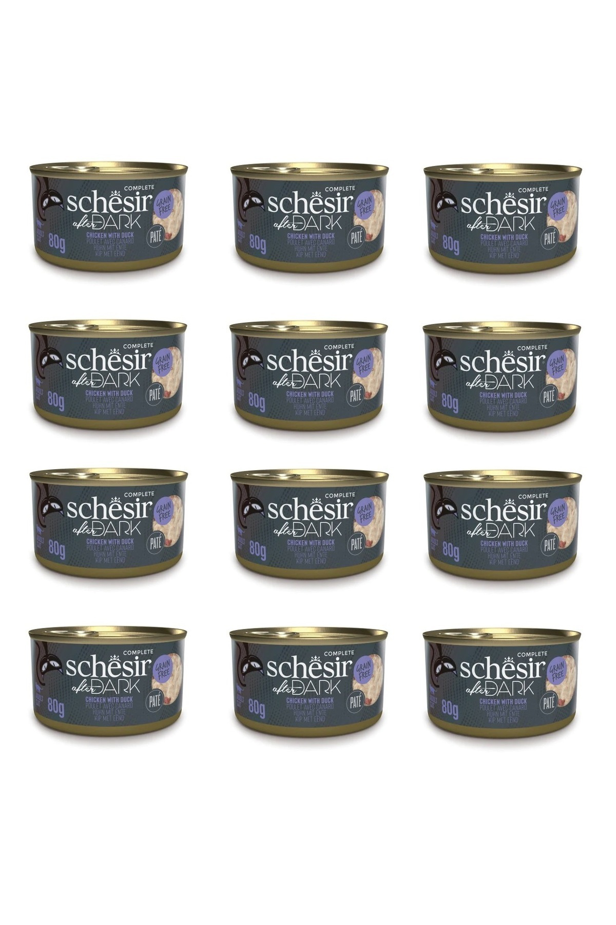 After Dark Pate Tavuklu ve Ördekli Konserve 80 Gr. X 12 Adet
