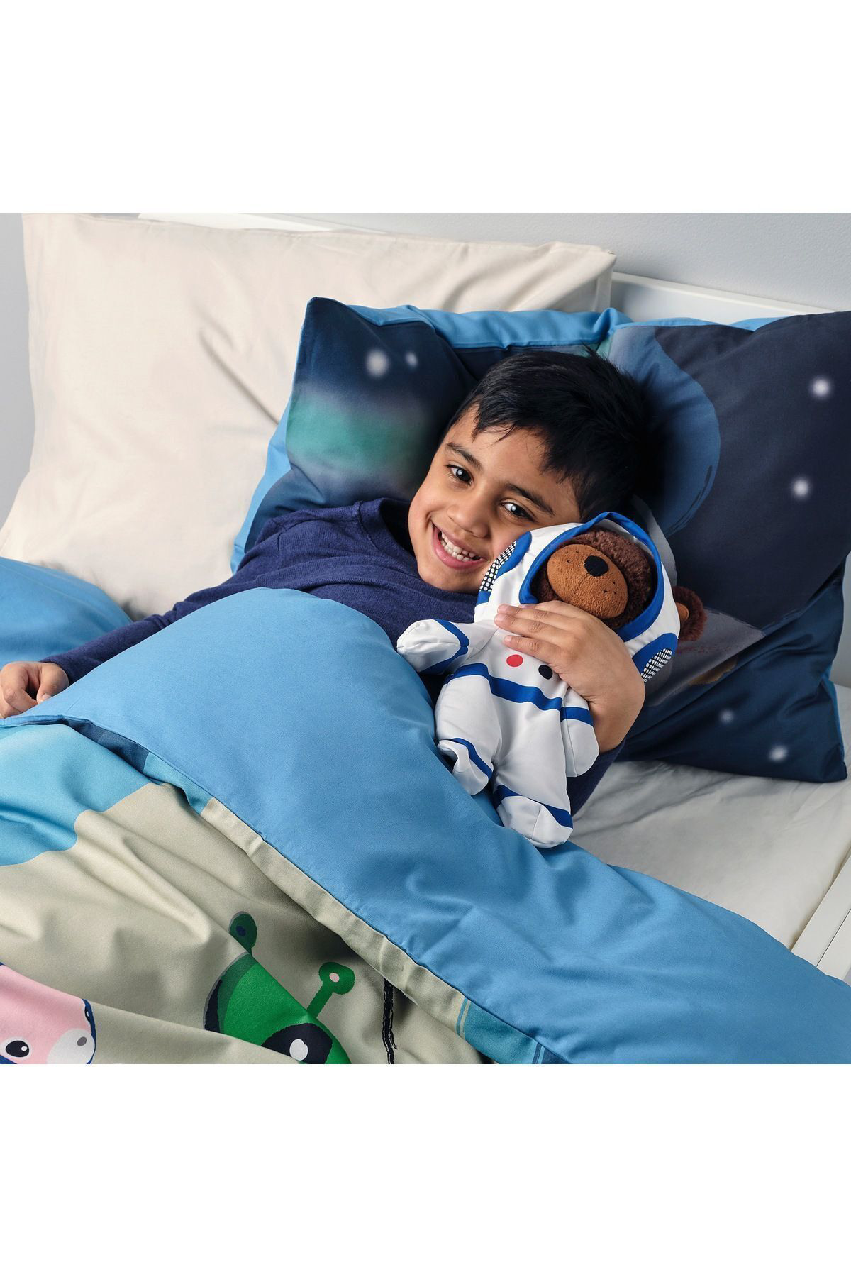 İkea Aftonsparv 28 Cm Çikarilabilir Astronot Giysili Ayi Yumuşak Peluş