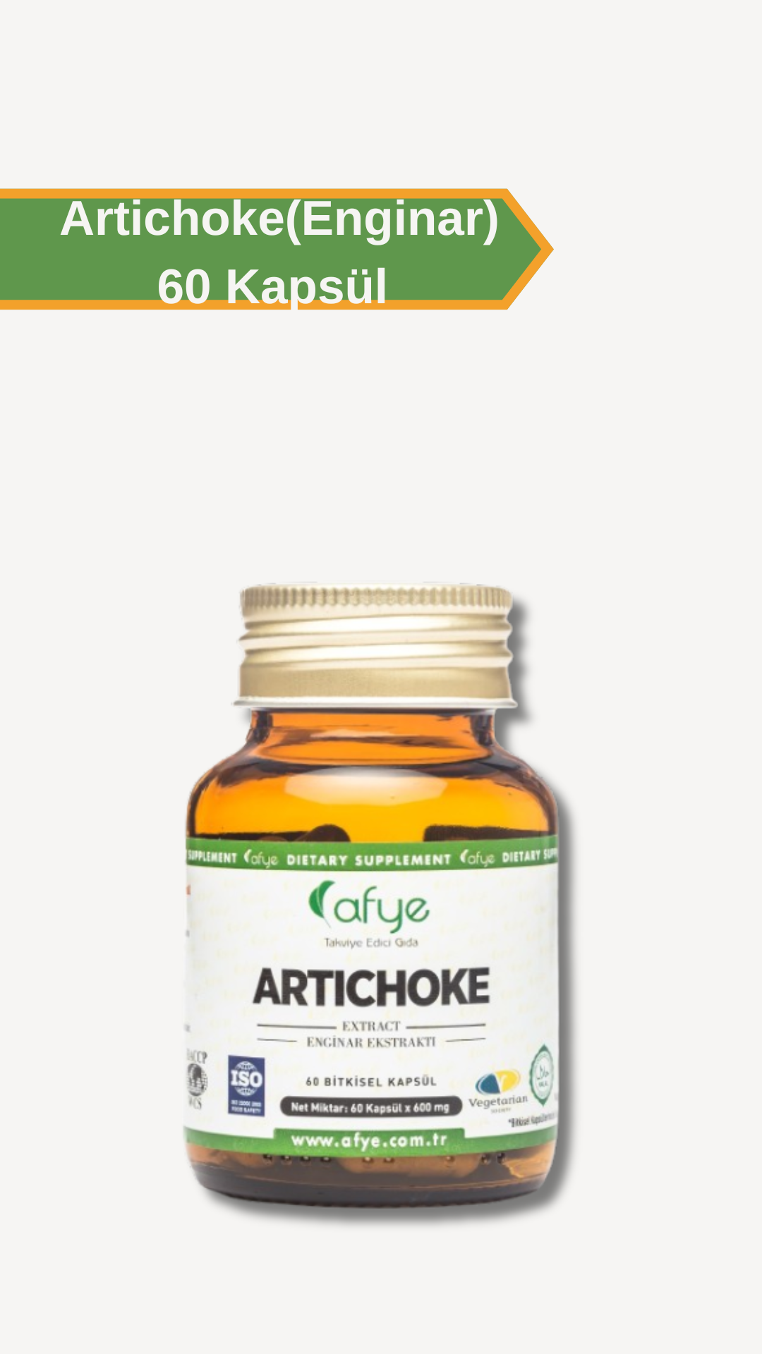  Afye (Artichoke)Enginar 60 Bitkisel Kapsül