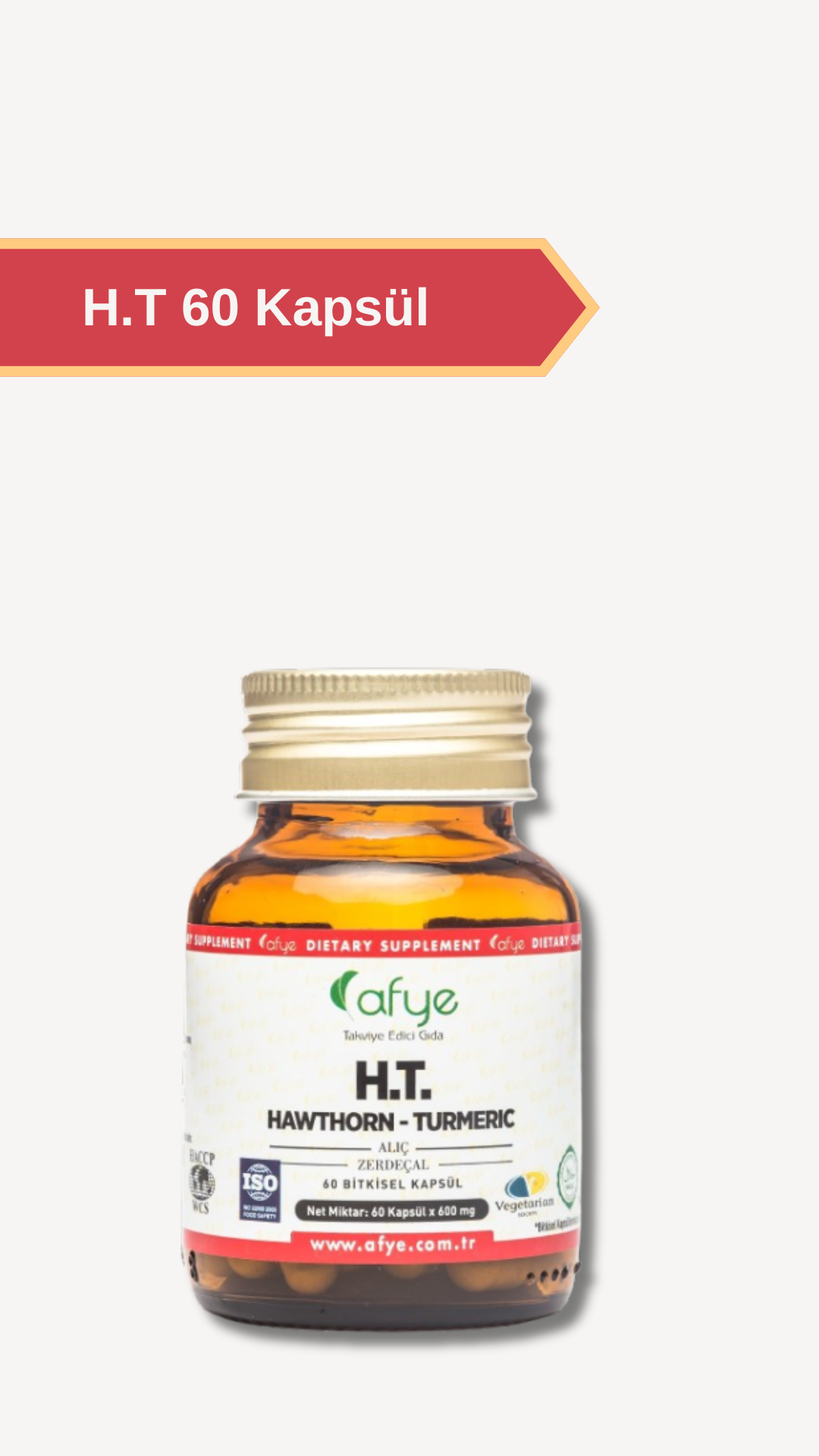 Afye H - T (Hawthorn Turmeric) 60 Kapsül