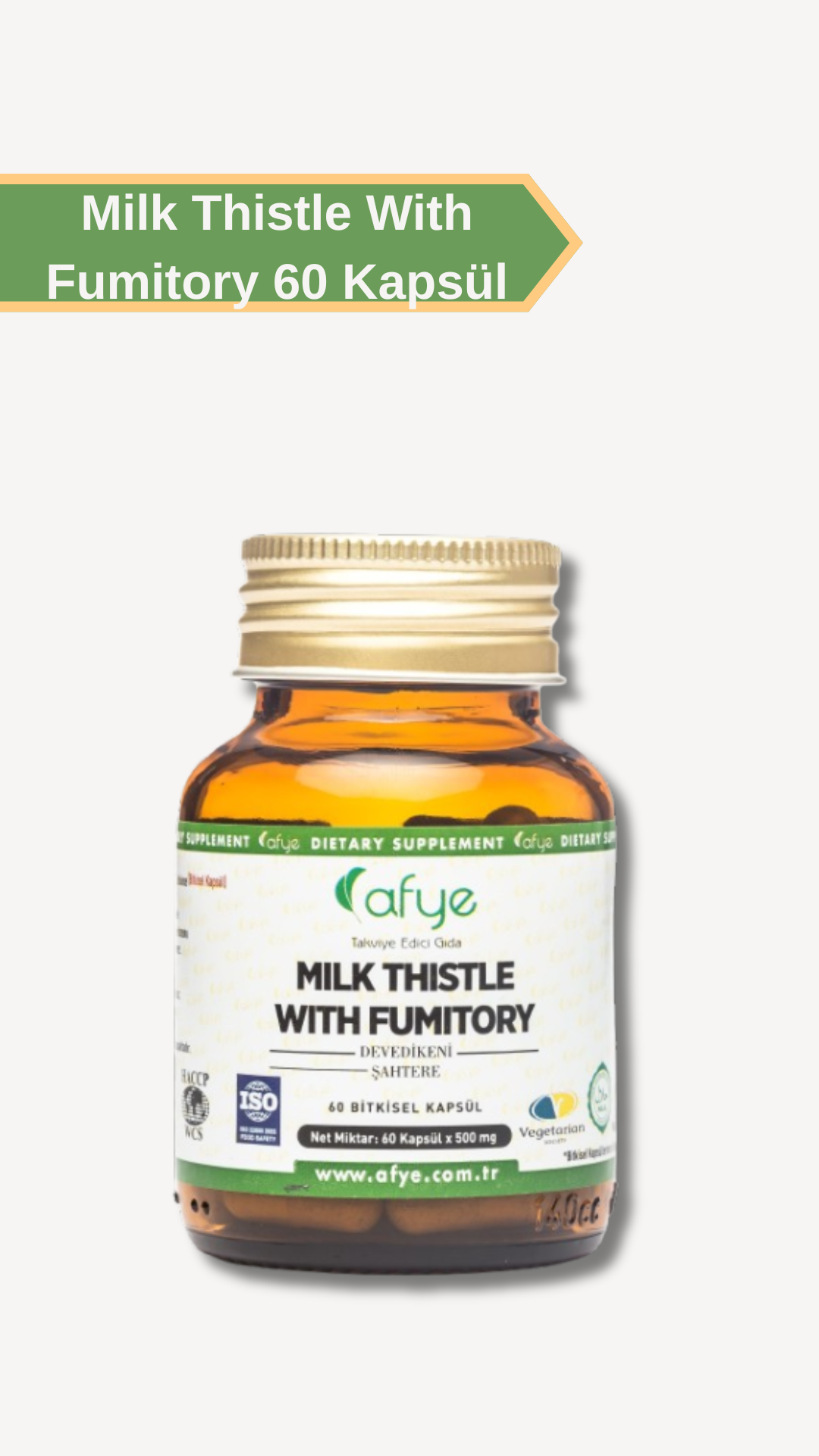 Afye Milk Thistle With Fumitory 60 Kapsül