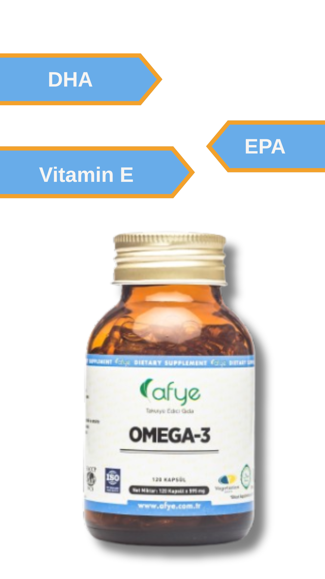Afye Omega 3  (120 Balık Jelatin Kapsül)