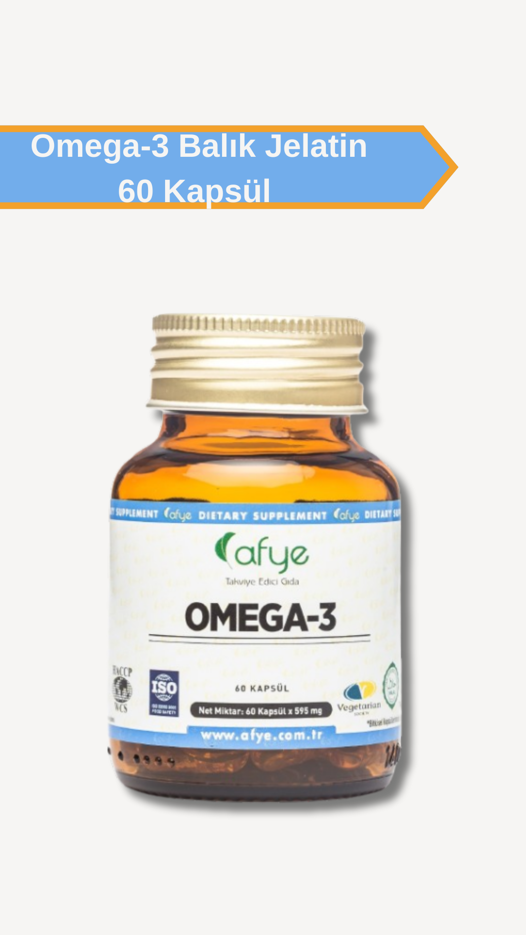 Afye Omega 3 (60 Balık Jelatin Kapsül)