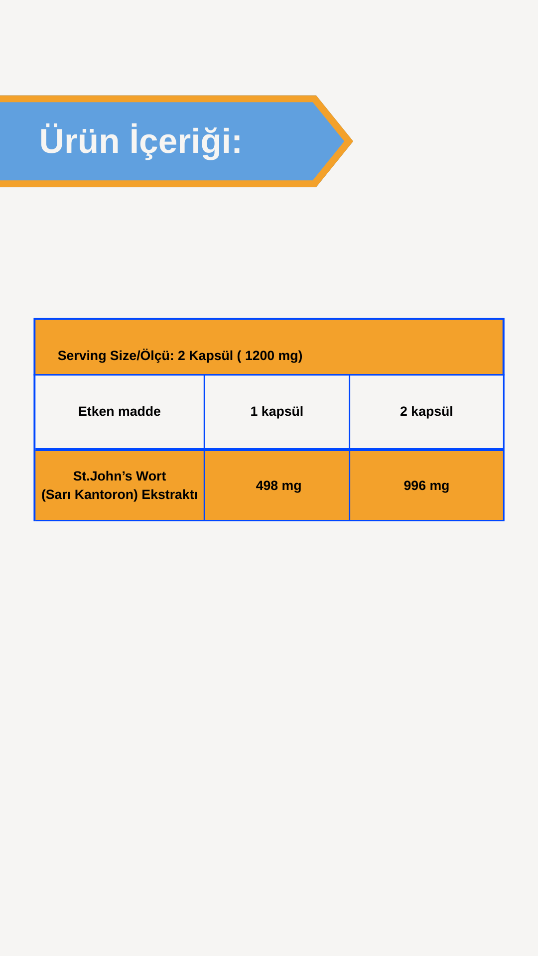  Afye St. John's Wort 60 Kapsül