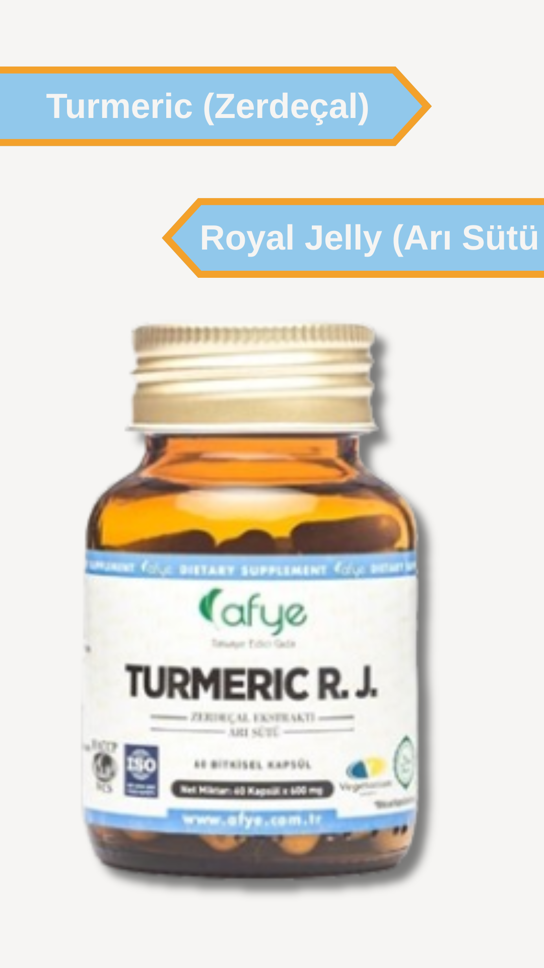 Afye Turmeric R.J.  60 Kapsül