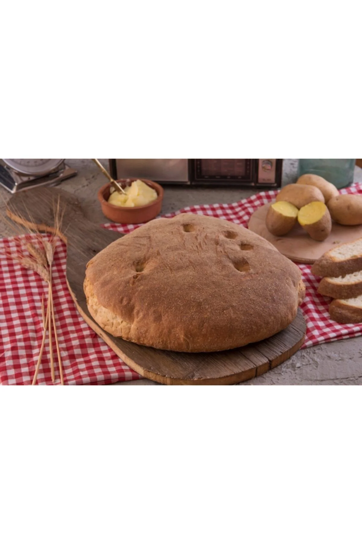 Afyon Ekşi Mayalı Patatesli Köy Ekmeği 1500 gr - Görsel 2