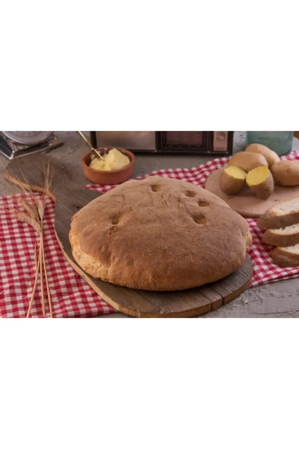 Afyon Ekşi Mayalı Patatesli Köy Ekmeği 1500 gr