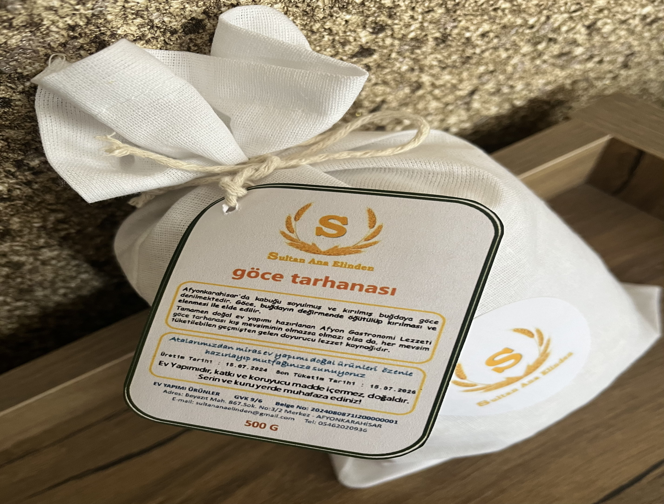 Sultan Ana Elinden Afyon Göce Tarhanasi 500G