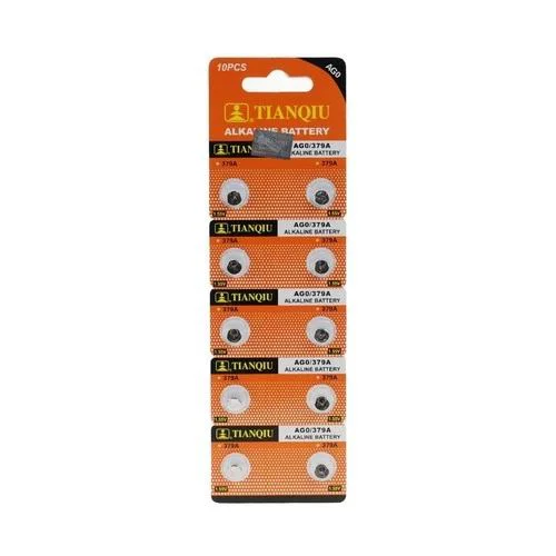 Ag0 Lr69 LR521 379 Alkalin Düğme Pil 10'lu Paket Ag0 Lr69 LR521 379 Alkalin Düğme Pil 10'lu Paket