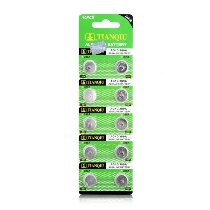 Ag10 LR1130/389 Alkalin Düğme Pil 10'lu Paket | Uzun Ömürlü Güç Fiyatı, Yorumları ve Özellikleri