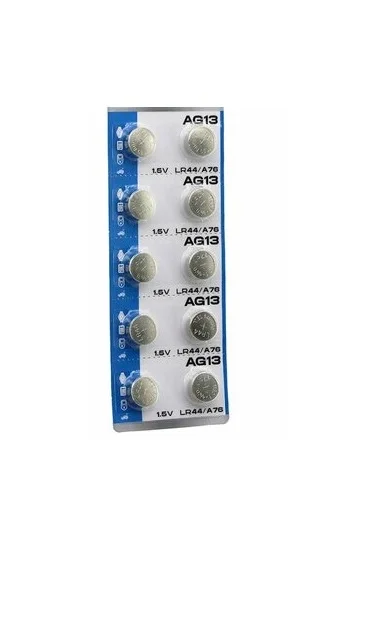 Ag13 Saat Pili - Düğme Pil 10lu Paket Lr44/a76 1.55v Ag13 Saat Pili - Düğme Pil 10lu Paket Lr44/a76 1.55v