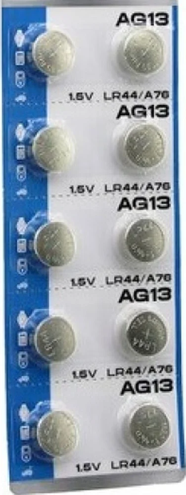 Ag13 Saat Pili - Düğme Pil 10lu Paket Lr44/a76 1.55v