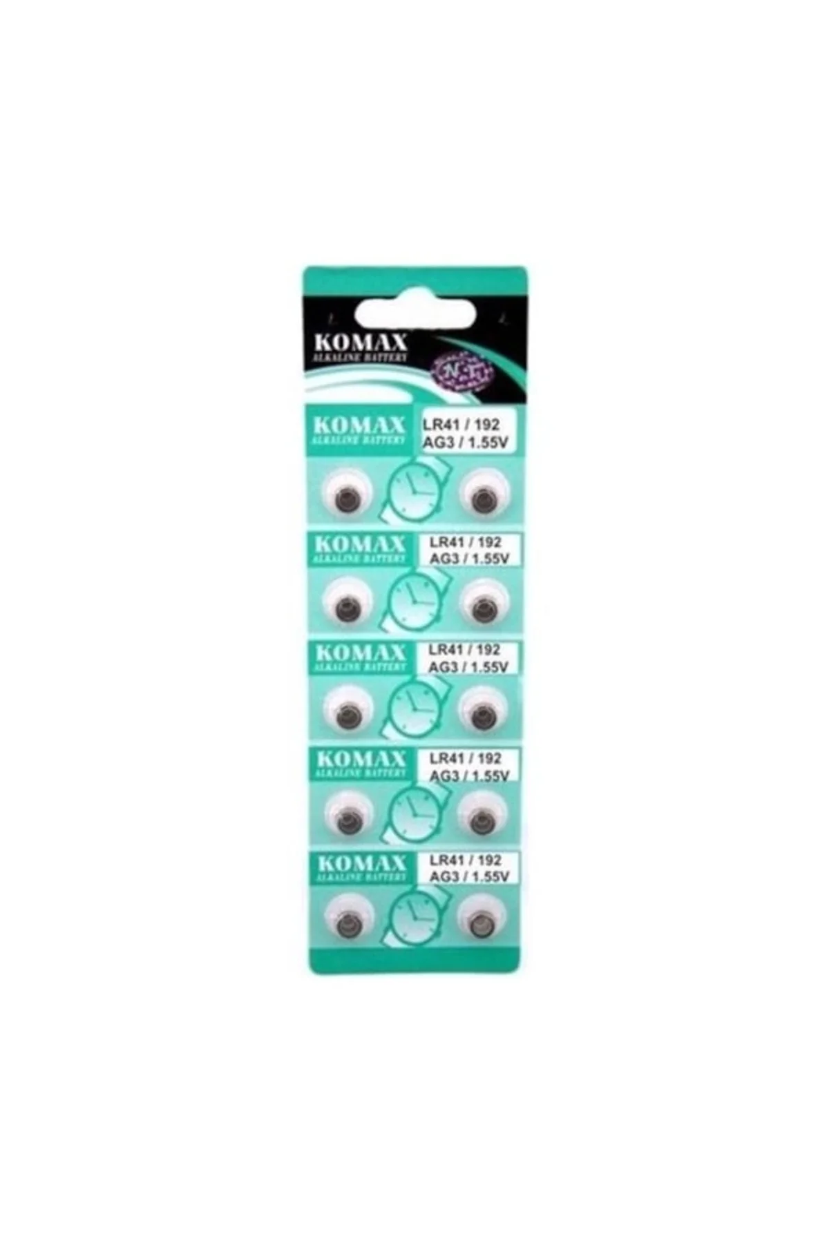 Ag3 Saat Pili - Düğme Pil 10Lu Paket Lr41/192 1.55V - Görsel 2