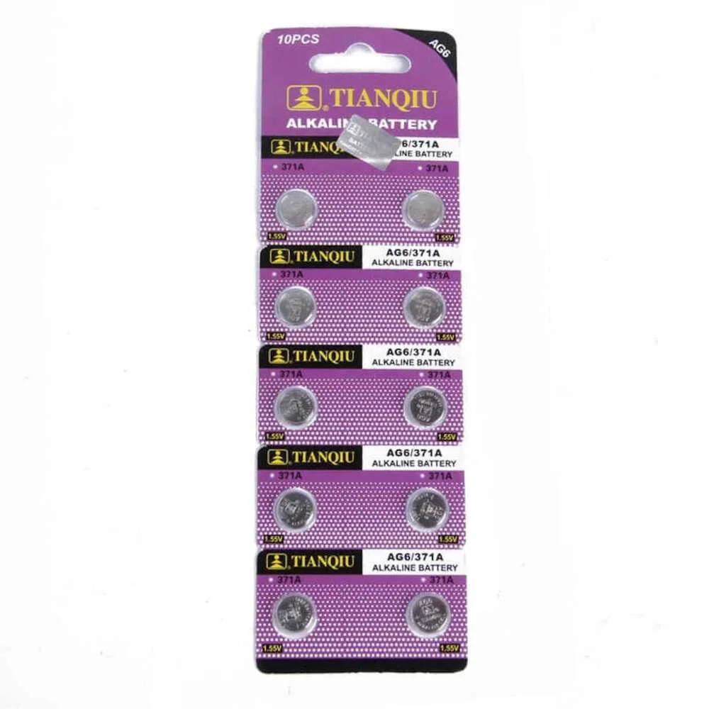 Ag6 LR920/371 Alkalin Düğme Pil 10'lu Paket - Uzun Ömürlü 1.5V Buton Pili Fiyatı, Yorumları ve Özellikleri