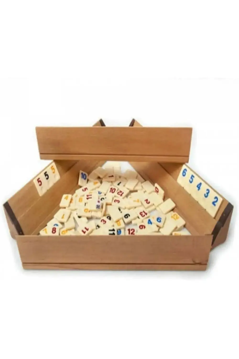 Ağaç Okey Takımı Orta Boy Kaliteli Okey Oyun Takımı 1191881