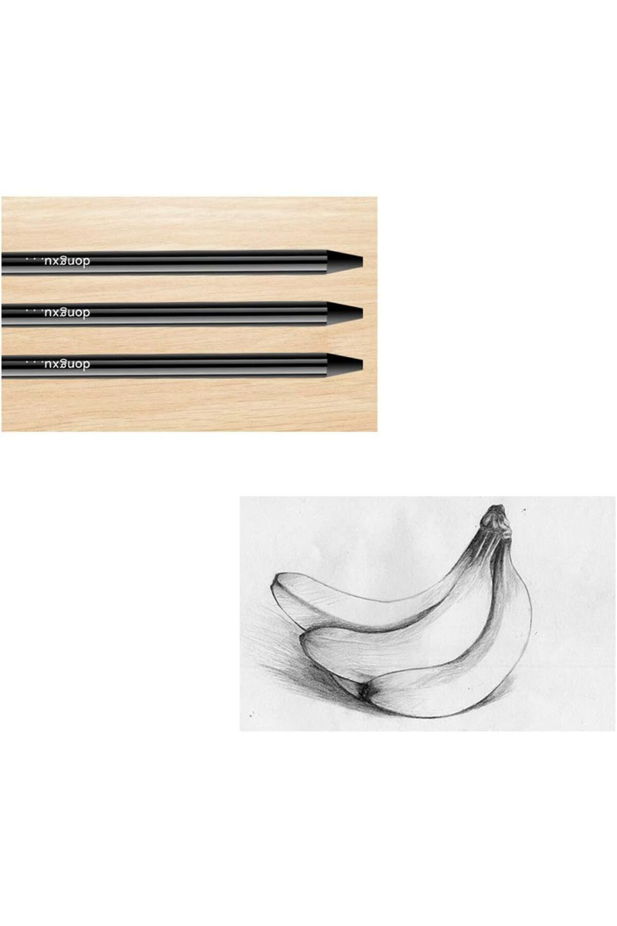 Ağaçsız Kömür Kalem 3'lü