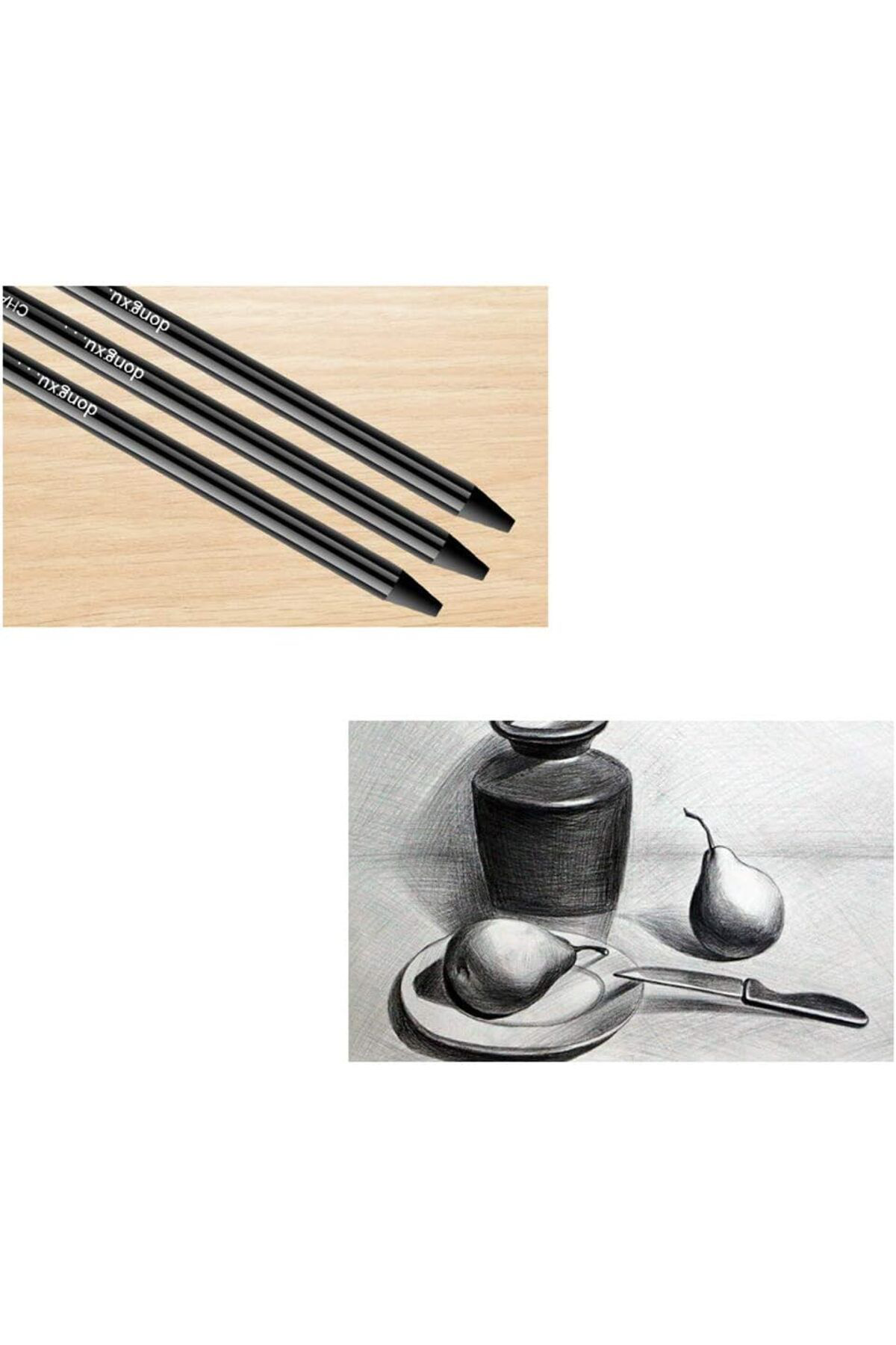 Ağaçsız Kömür Kalem 3'lü