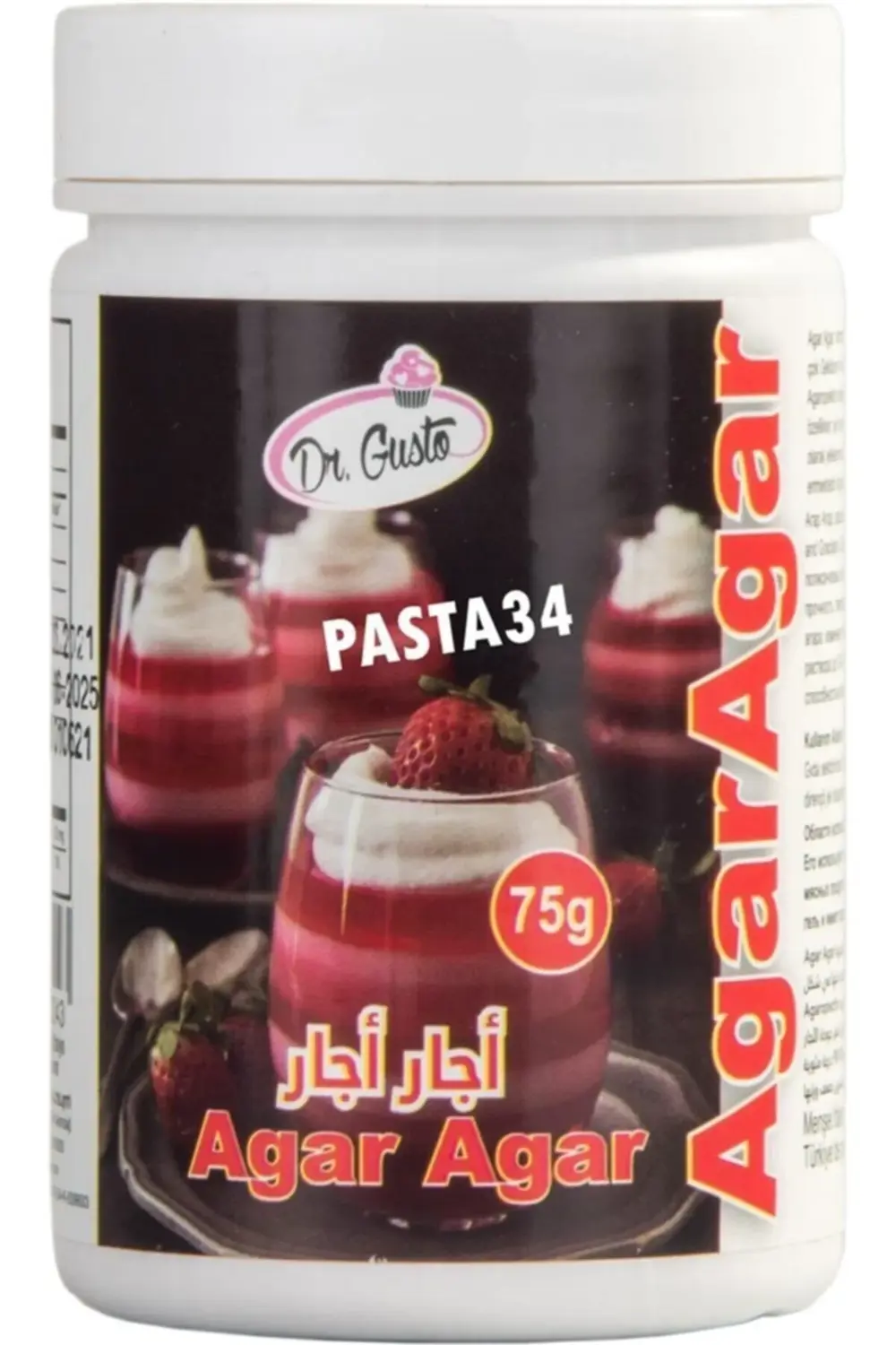 Dr.Gusto Sağlık Ürünleri Agar Agar 75 Gr