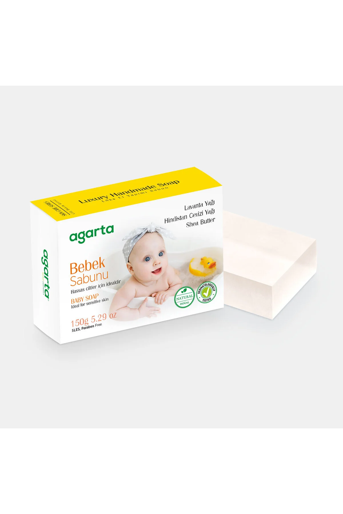Agarta Doğal Bakım Bebek Sabunu 150 Gr