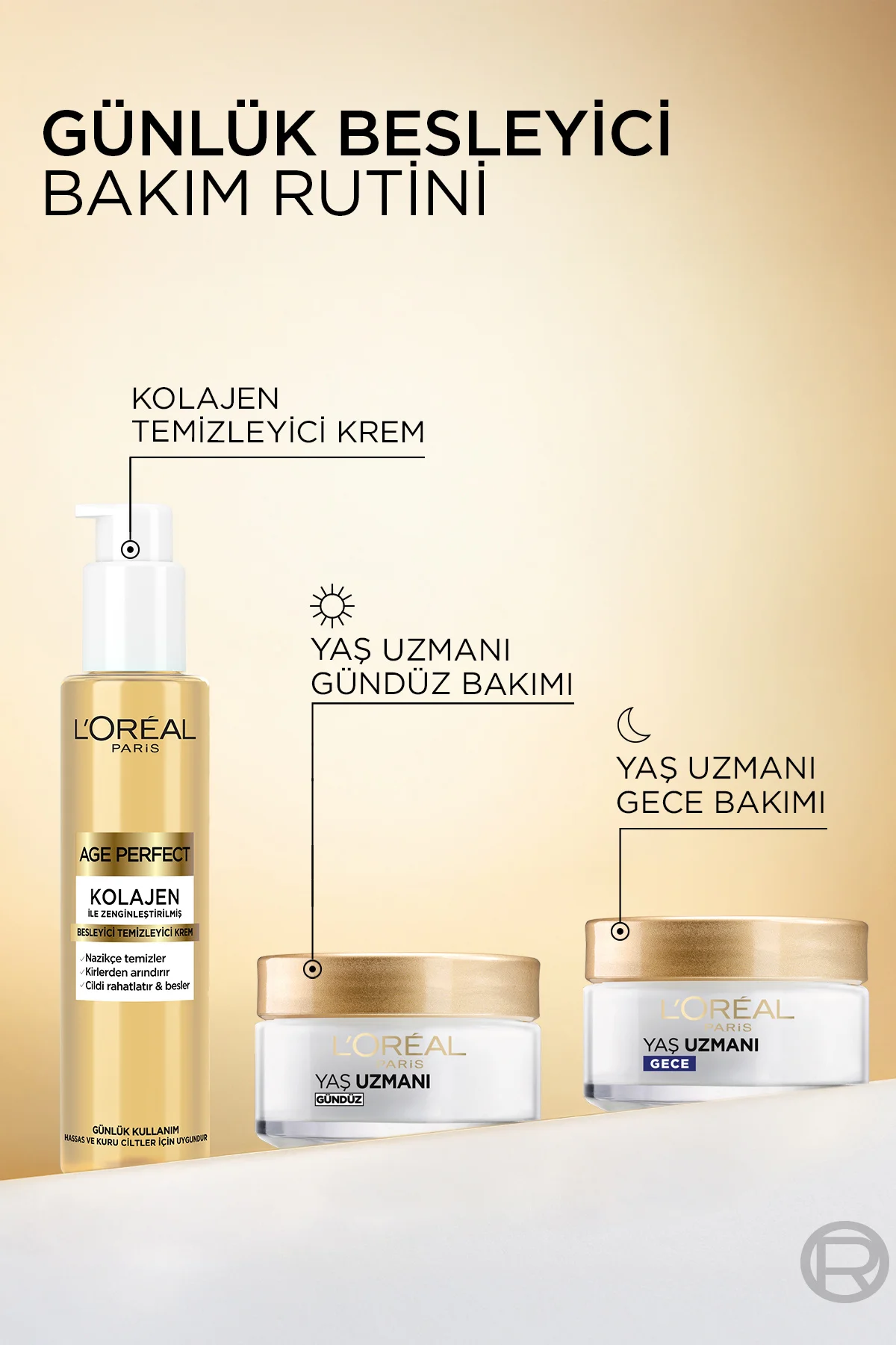Age Perfect Kolajen İle Zenginleştirilmiş Besleyici Temizleyici Krem