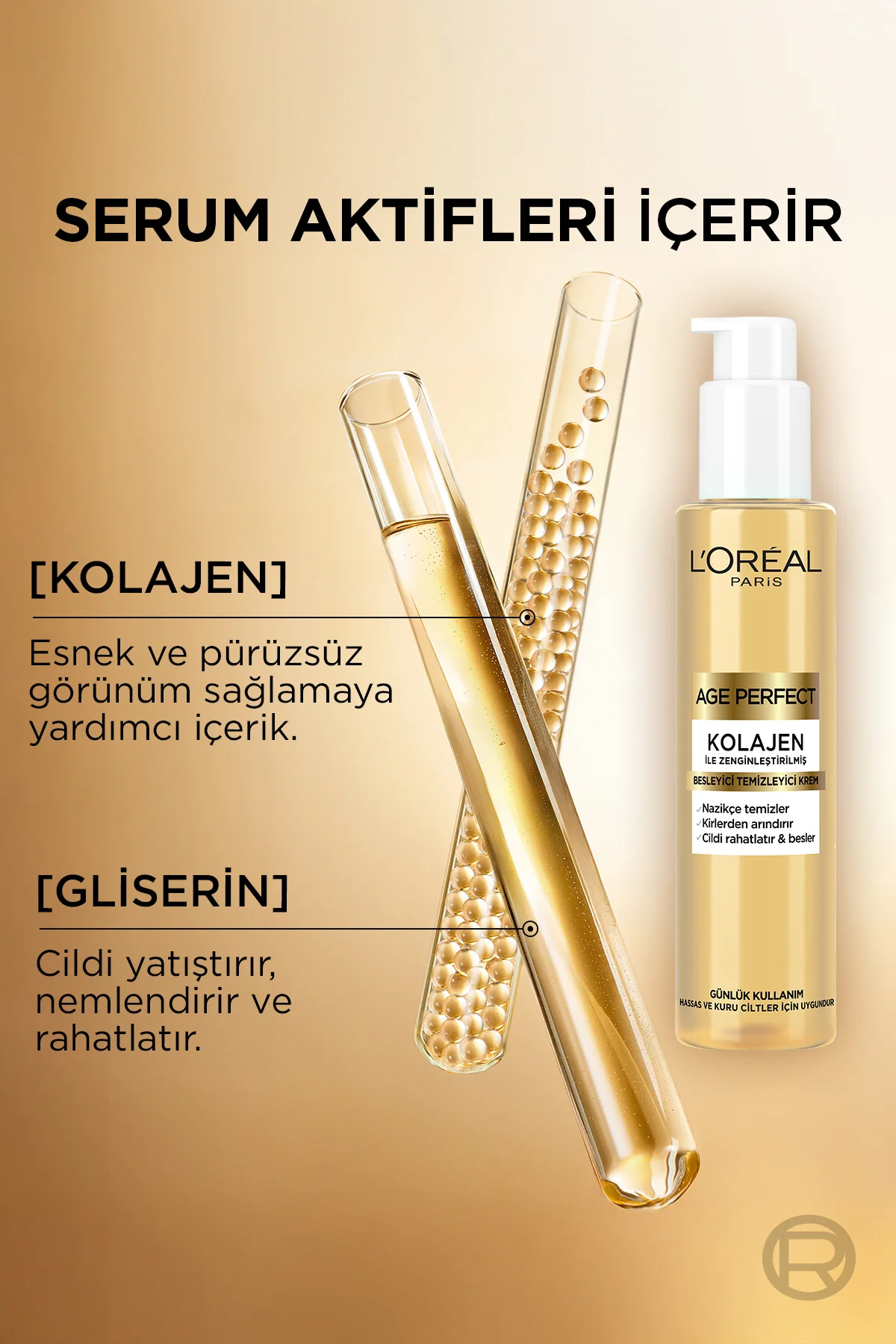 Age Perfect Kolajen İle Zenginleştirilmiş Besleyici Temizleyici Krem