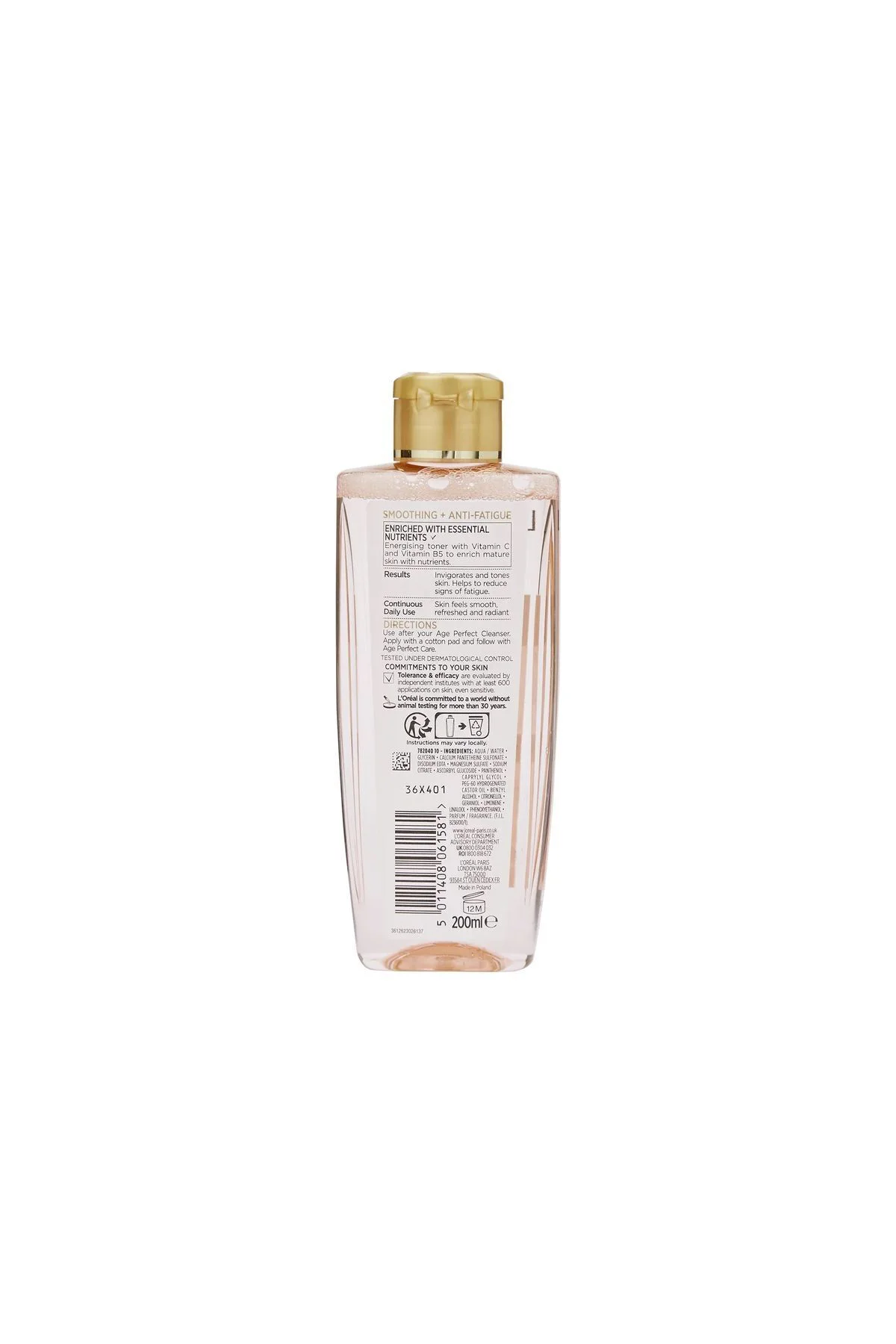 Age Perfect Pürüzsüzleştirici ve Yorgunluk Karşıtı C Vitamini Canlandırıcı Tonik 200ml