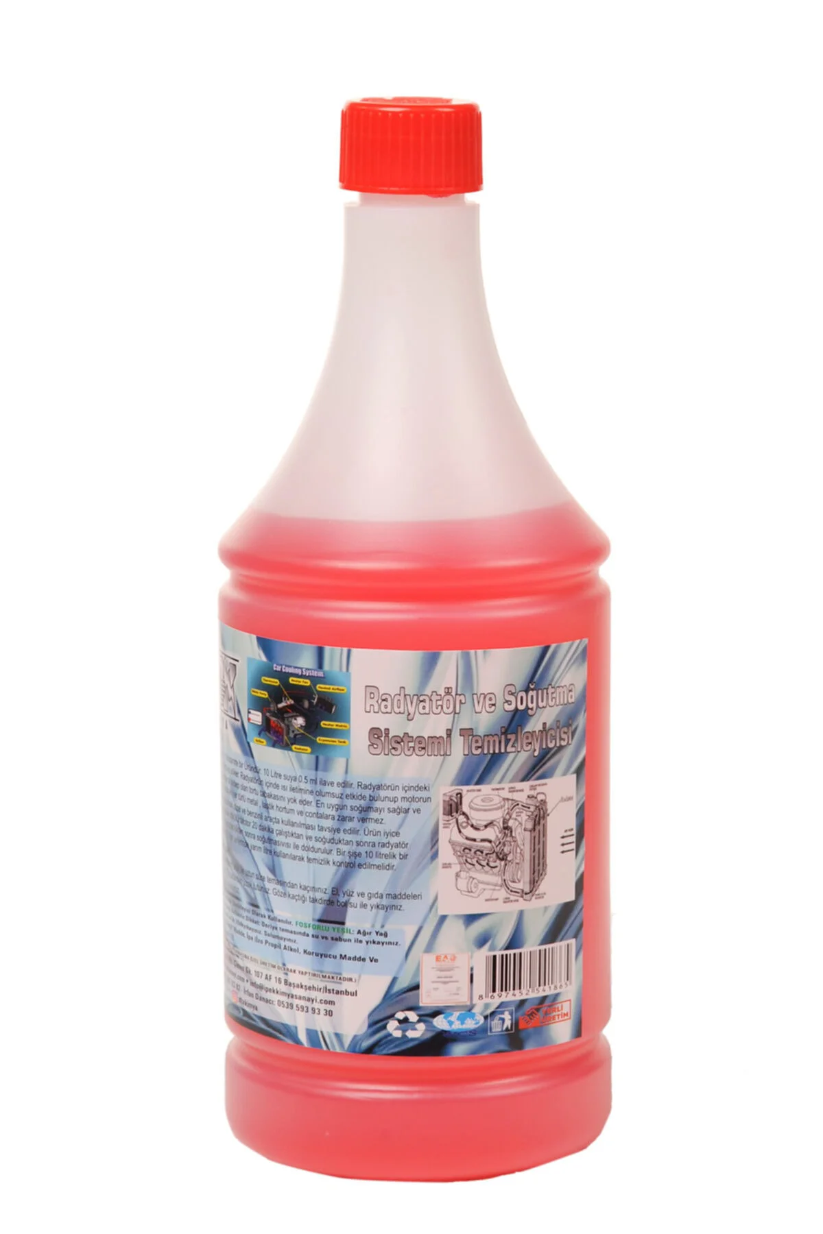 Ağır Yağ Sök. Solventli Radyatör Temizleyici 1 Lt Radiator Cleane