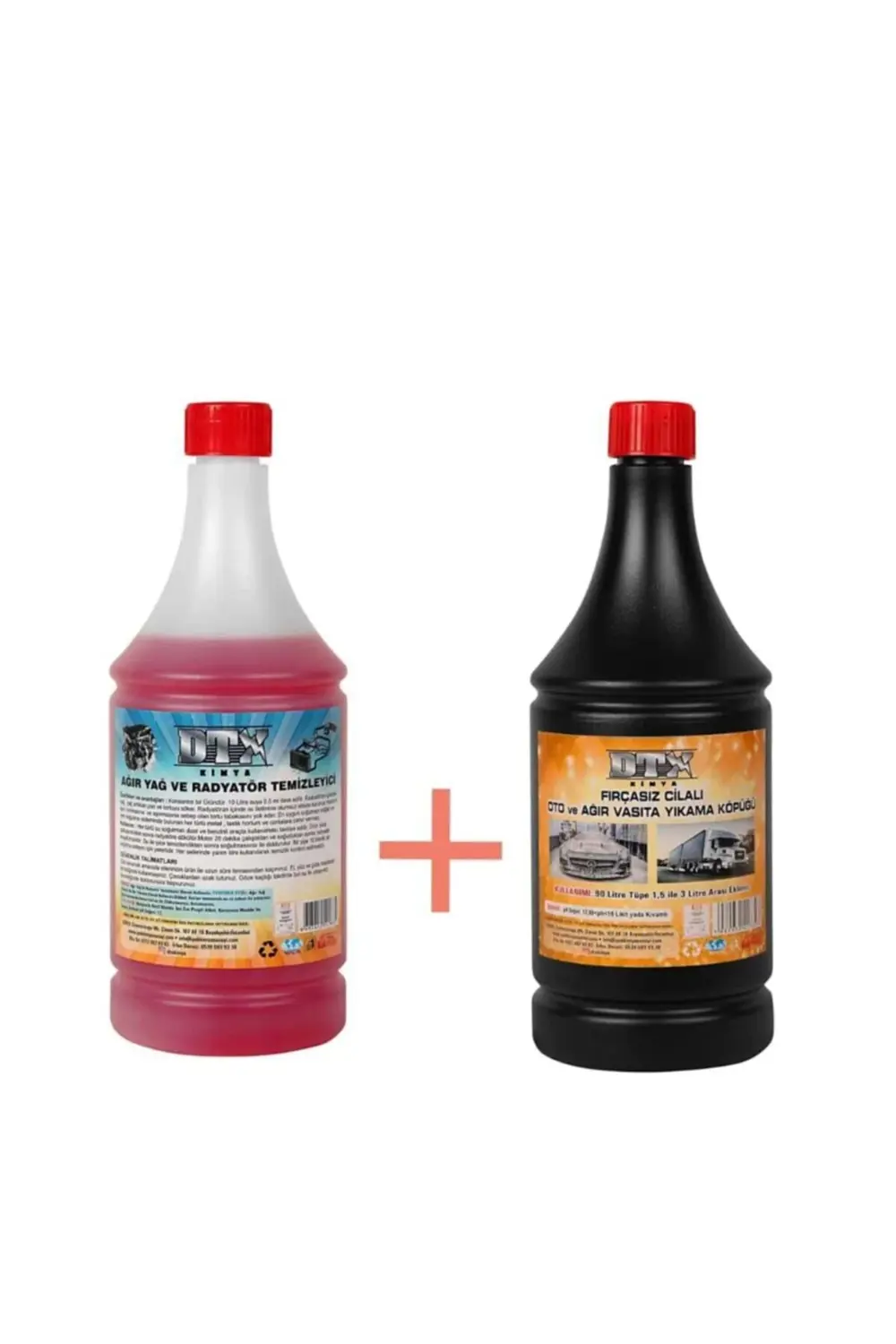 Ağır Yağ Sökücü 1 Litre & Oto, Motor Ve Tır Yıkama Ilacı 1 Litre