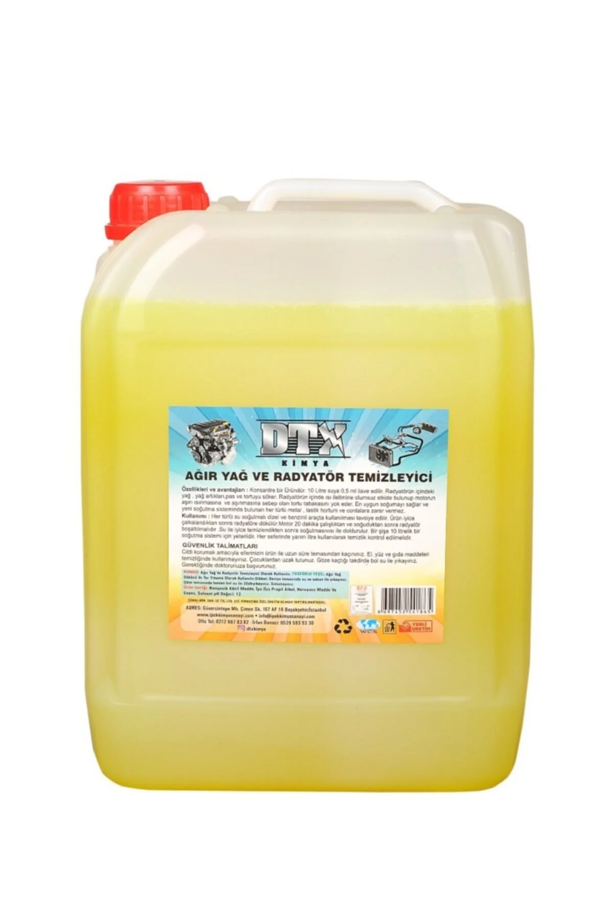 Ağır Yağ Sökücü Radyatör Temizleme Ilacı 22/ 25 Litre