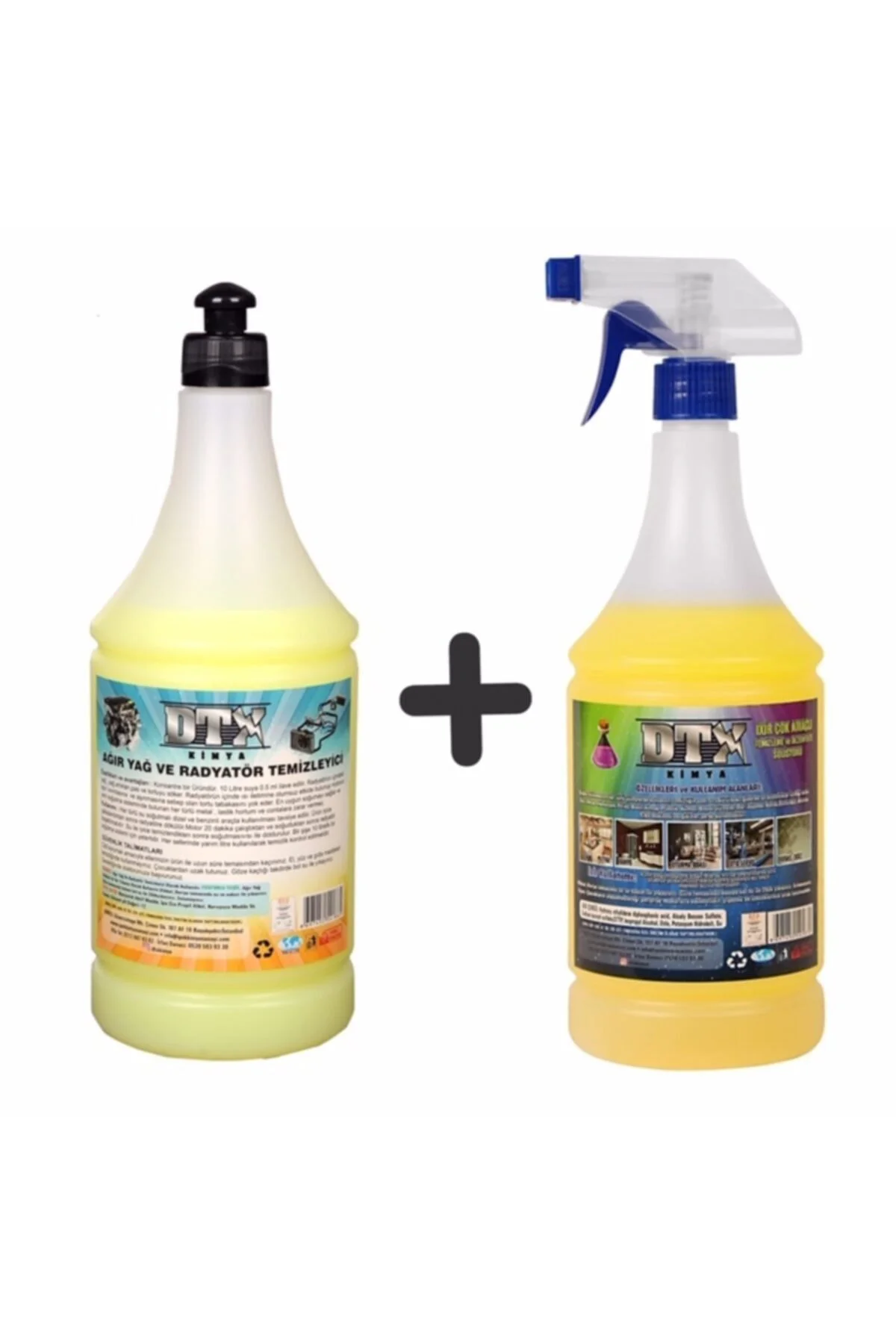 Ağır Yağ Sökücü Radyatör Temizleme Ilacı 1 Litre & Ixir Genel Tem