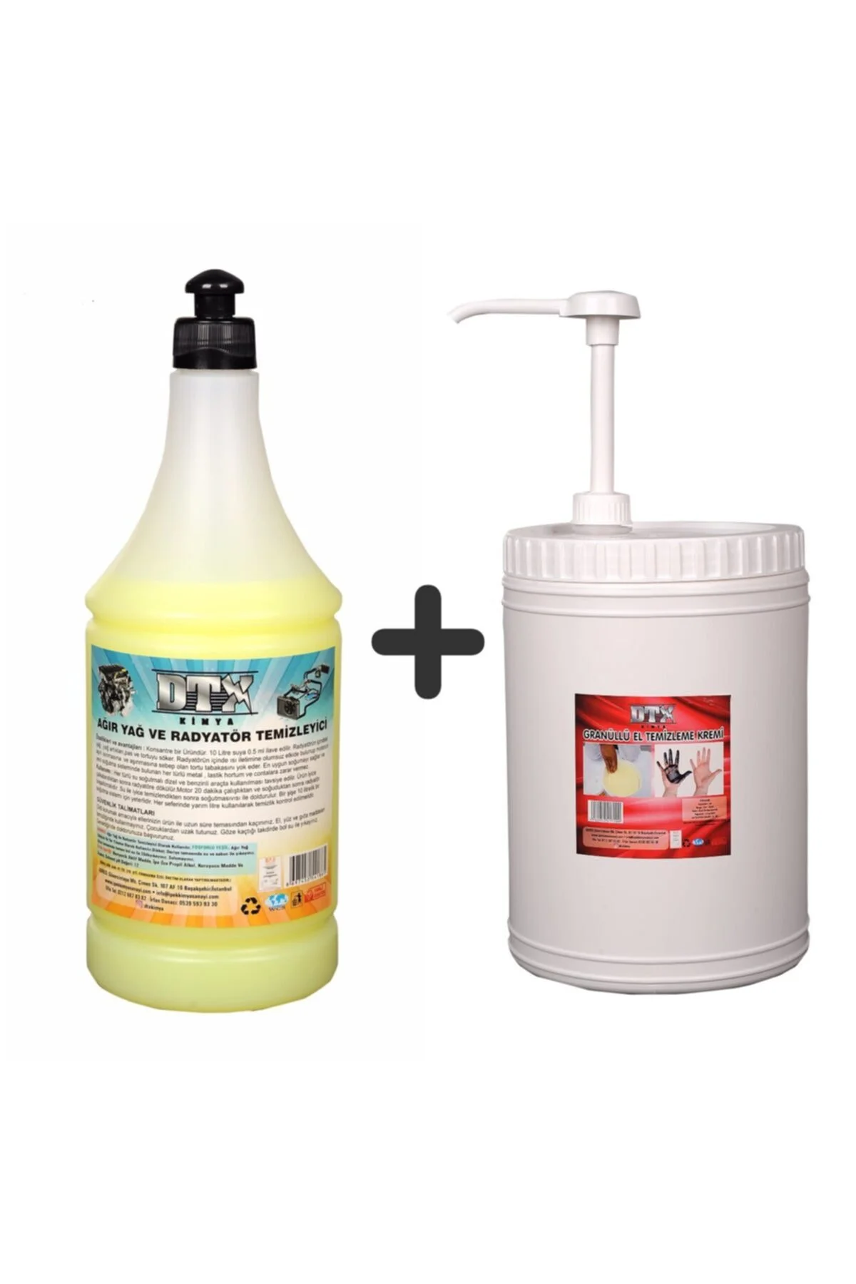 Ağır Yağ Sökücü Radyatör Temizleme Ilacı 1 Litre & Granüllü El Sa