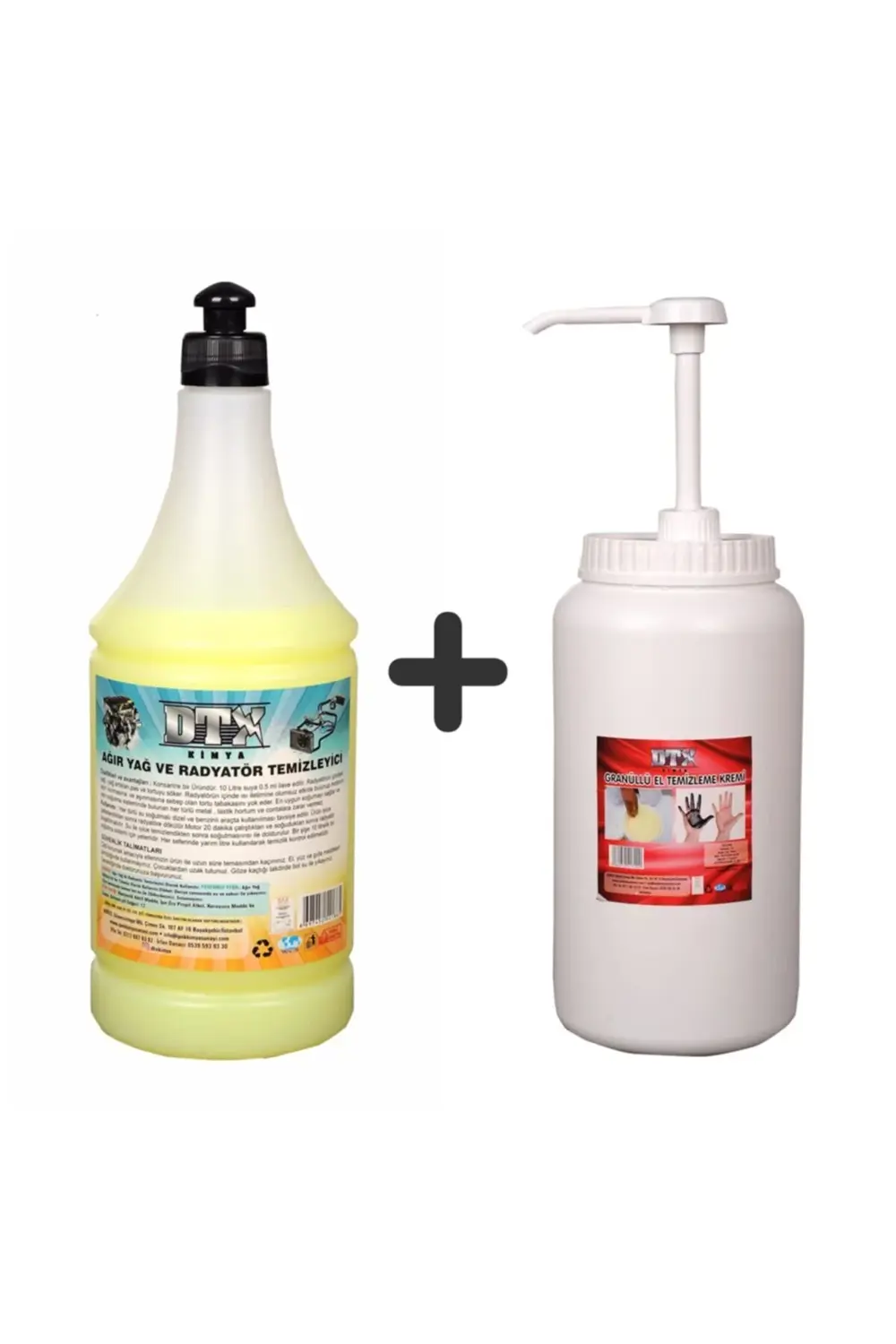 Ağır Yağ Sökücü Radyatör Temizleme Ilacı 1 Litre & Granüllü El Sa