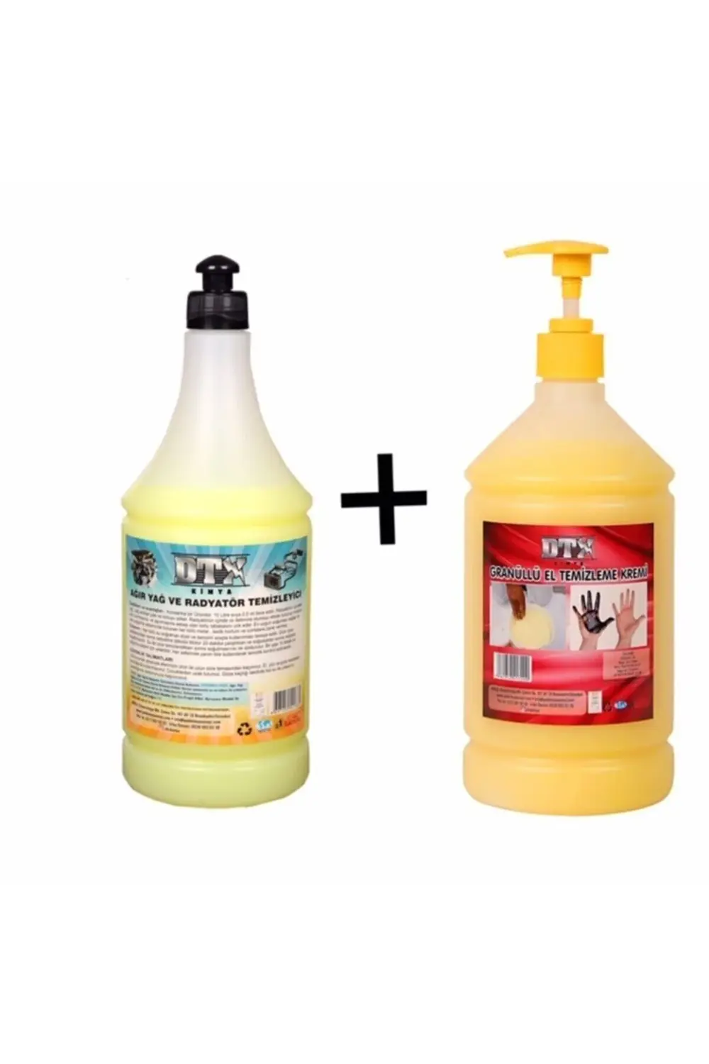 Ağır Yağ Sökücü Radyatör Temizleme İlacı 1 Litre & Granüllü El Te