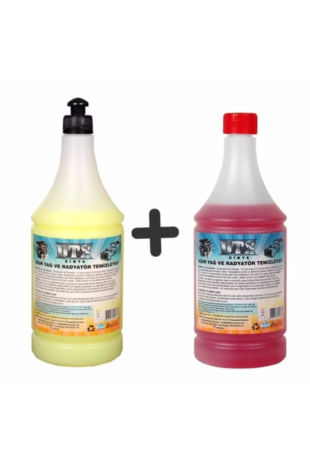 Ağır Yağ Sökücü Radyatör Temizleme Ilacı 1 Lt & Oto Radyatör Temi
