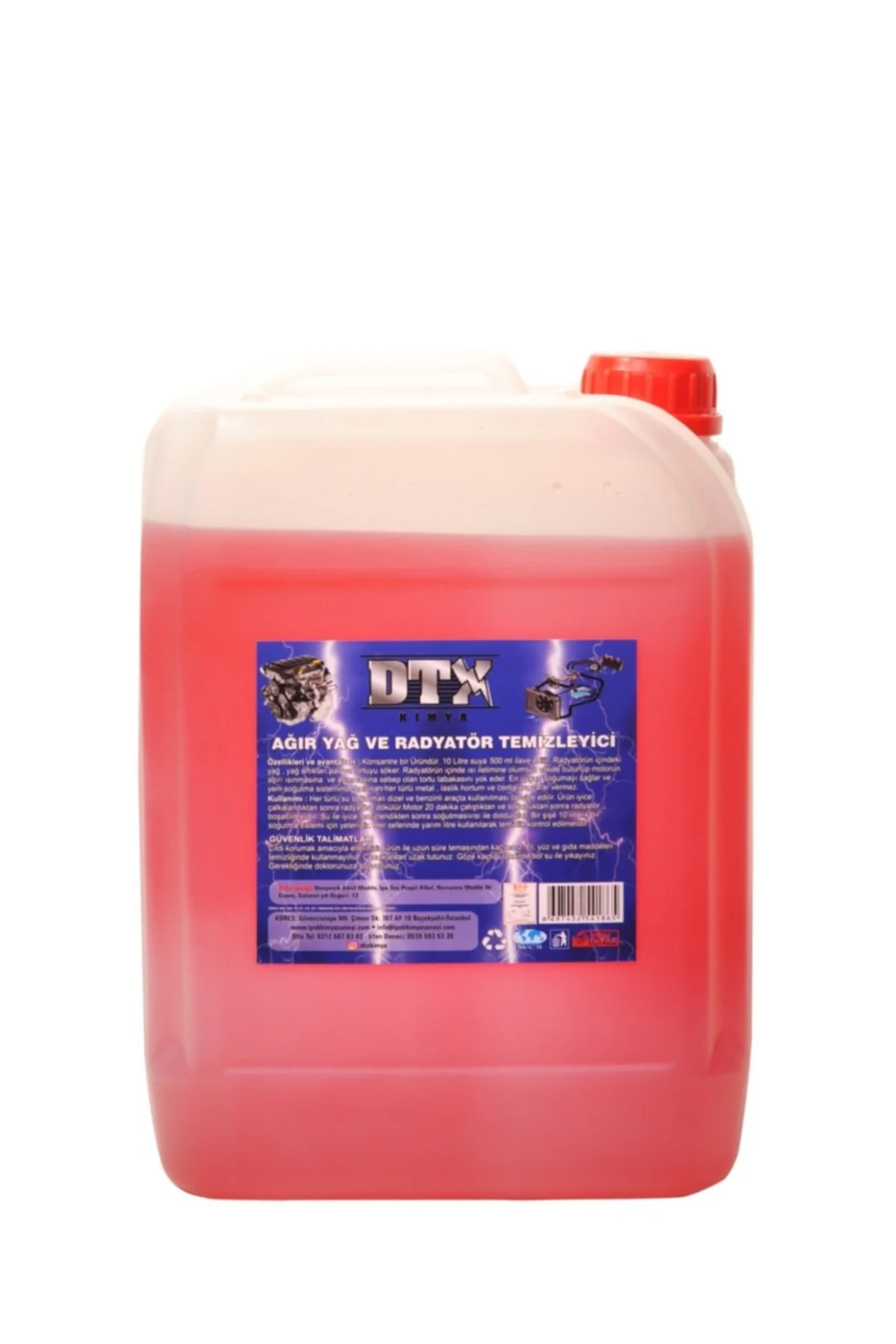 Ağır Yağ Sökücü Ve Radyatör Temizleme Ilacı 22/25 Litre X 2 Adet
