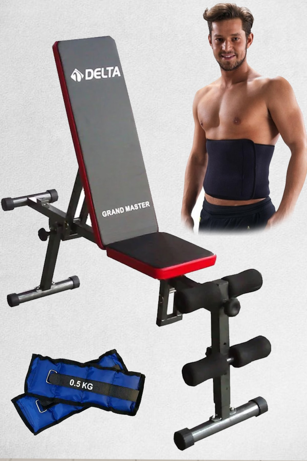 Delta Ağırlık Sehpası Seti Ayarlanabilir Mekik Sehpası Bench, Termal Sa