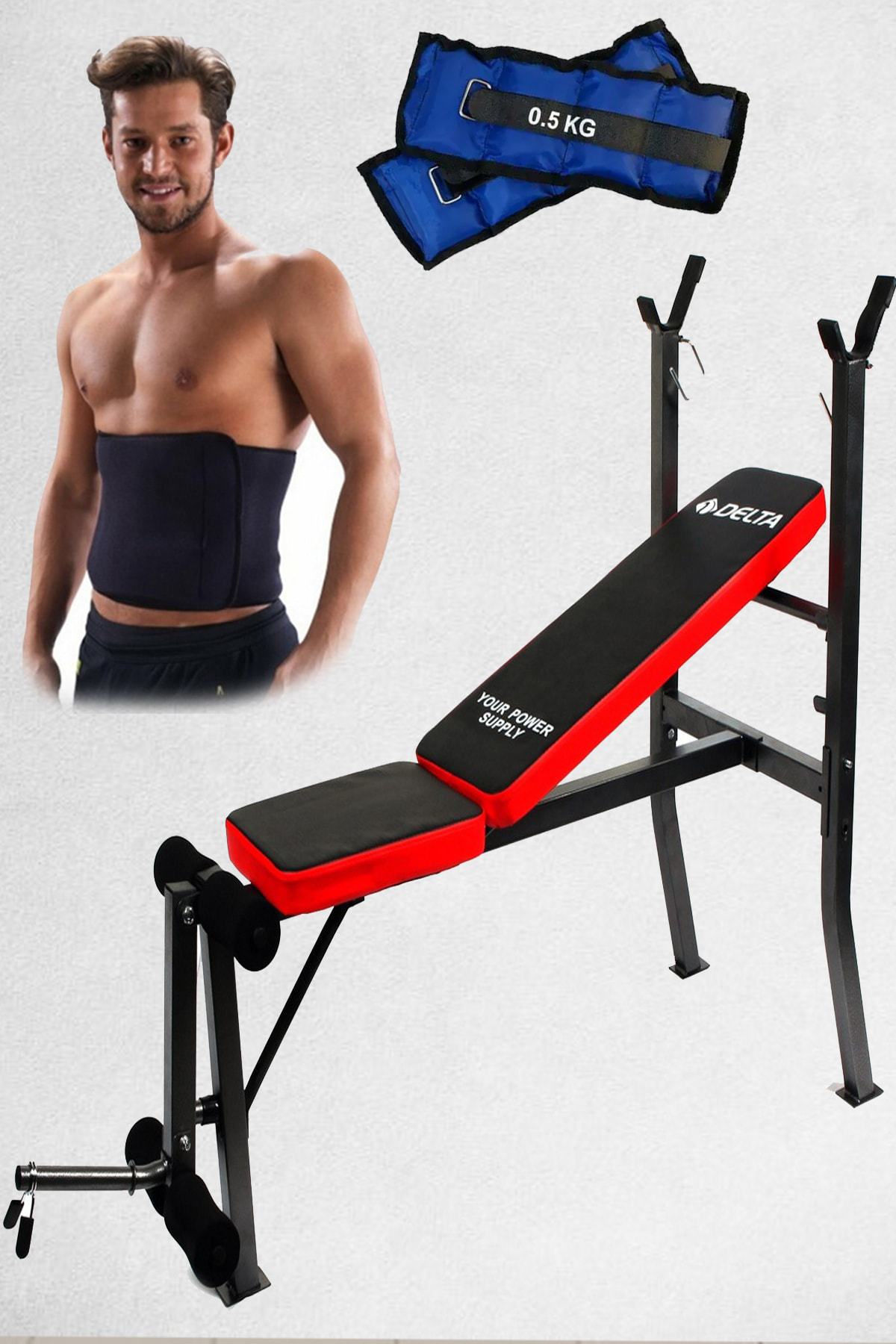 Delta Ağırlık Sehpası Seti Ayarlanabilir Mekik Sehpası Bench, Termal Sa