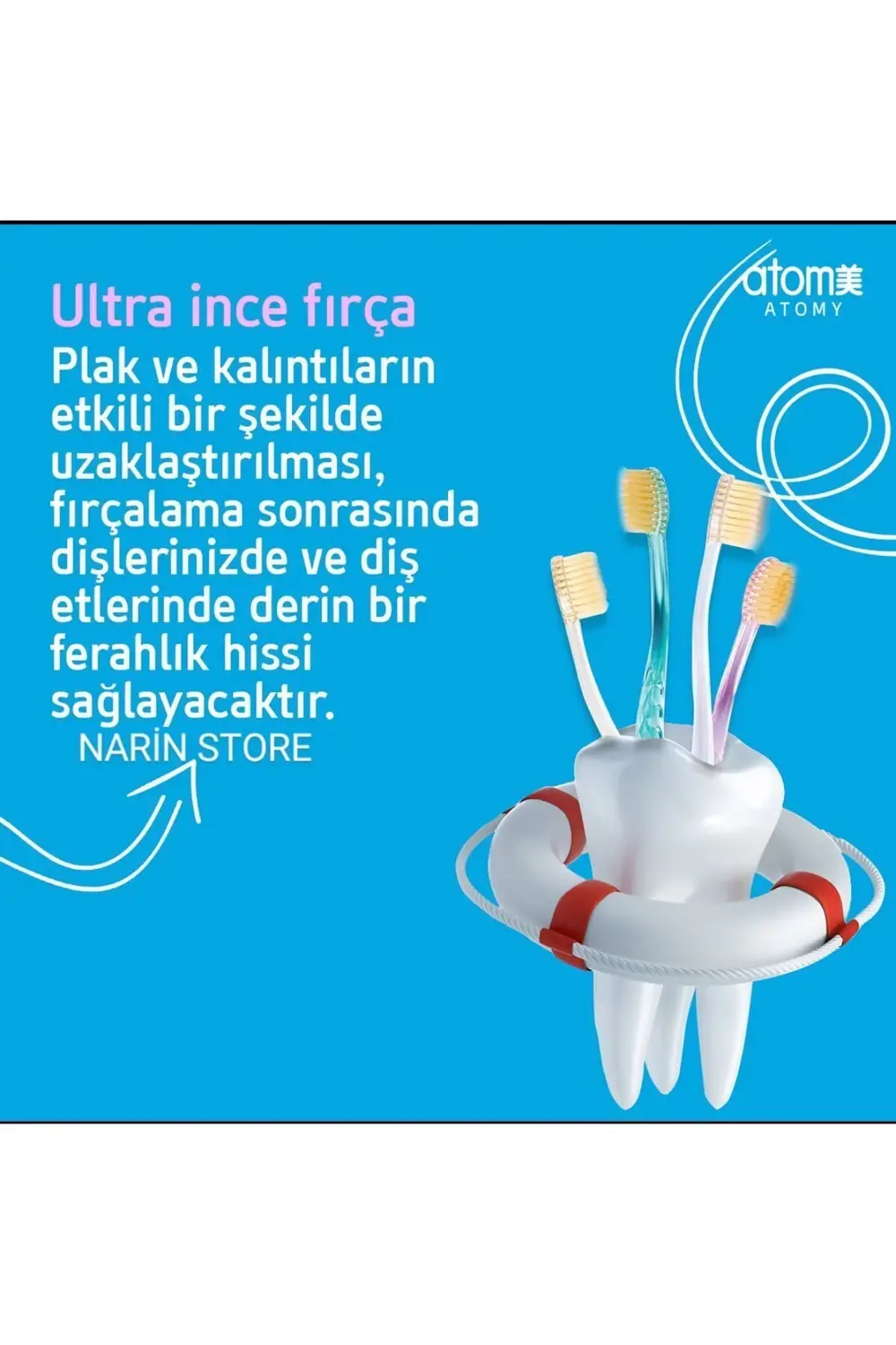 Ağız Bakım Seti 4lü Macun Ve Fırça Set