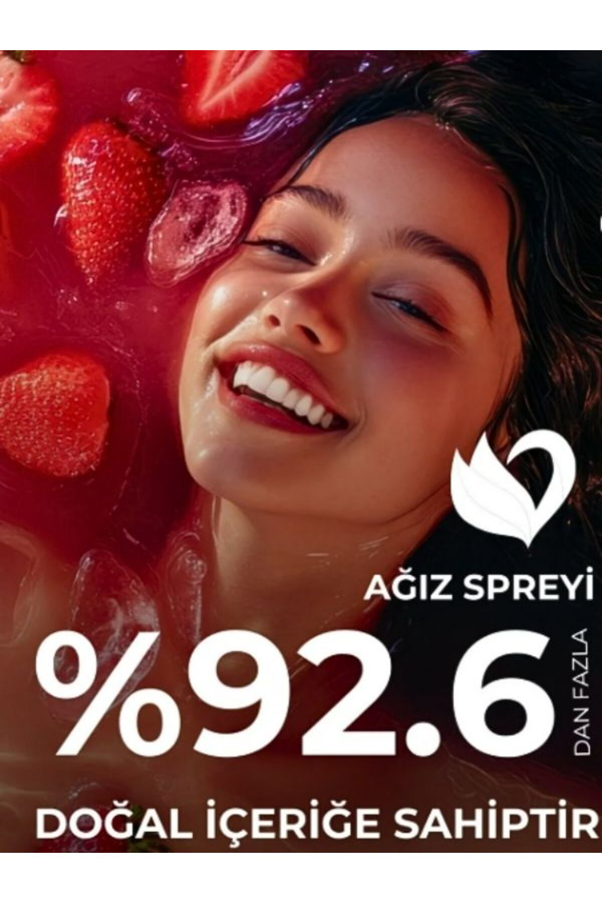 Ağız Spreyi - Çilek & Mentol - Bitkisel İçerikli Ağız Kokusu Önle