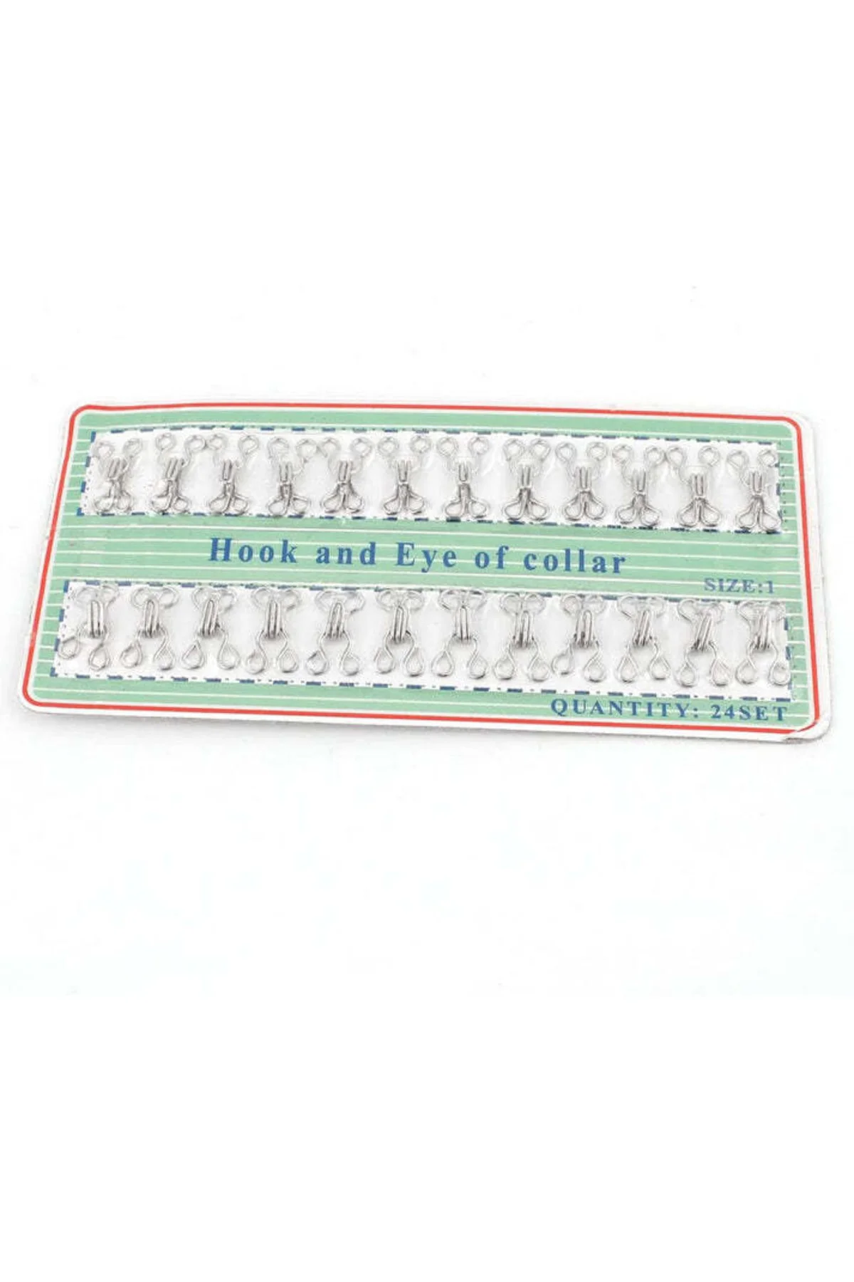Agraf Kopça Metal Siyah / Nikel Set (48 Adet)