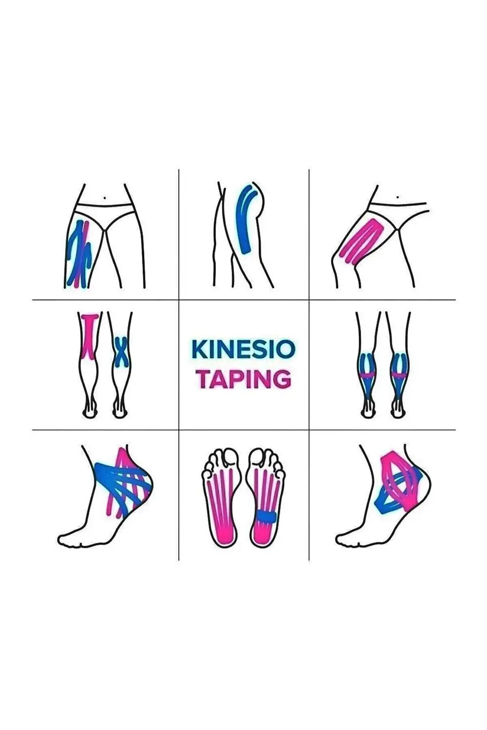 Ağrı Bandı Kinesiotape Bantlama Sporcu Bandı Sakatlık Bandı Kines