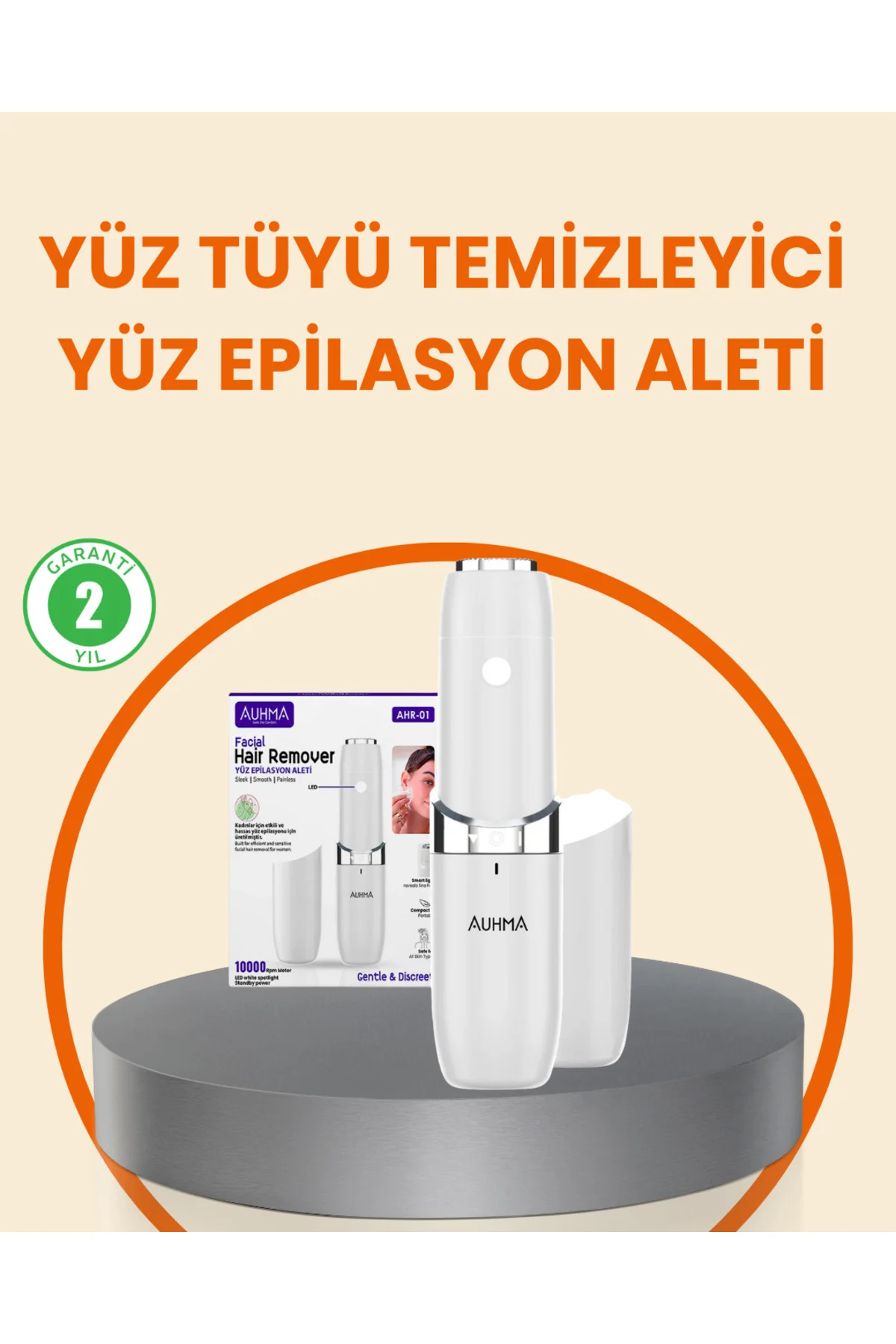 Ağrısız Yüz Tüy Temizleme Aleti Kompakt ve Sessiz Tasarım