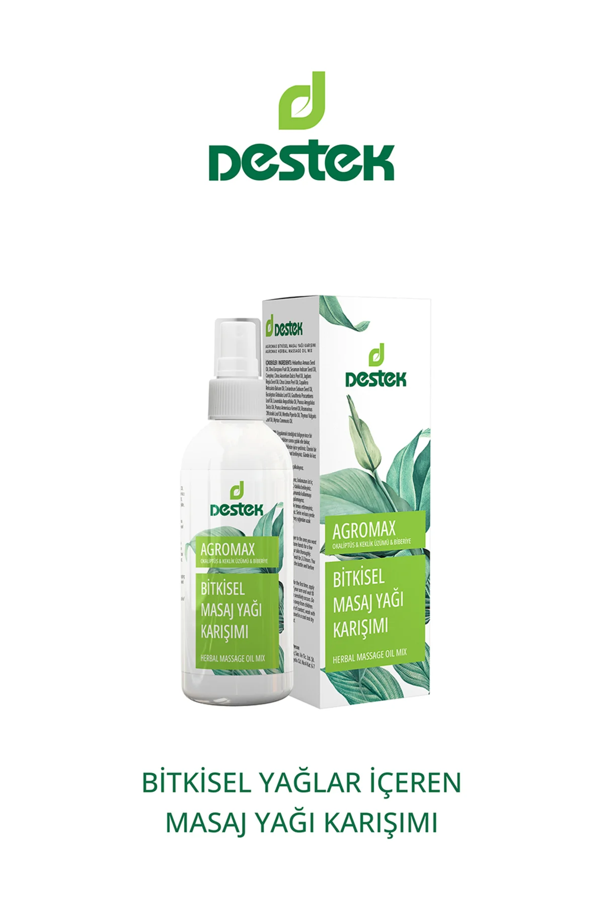 Agromax Bitkisel Masaj Yağı Karışımı 150 ml